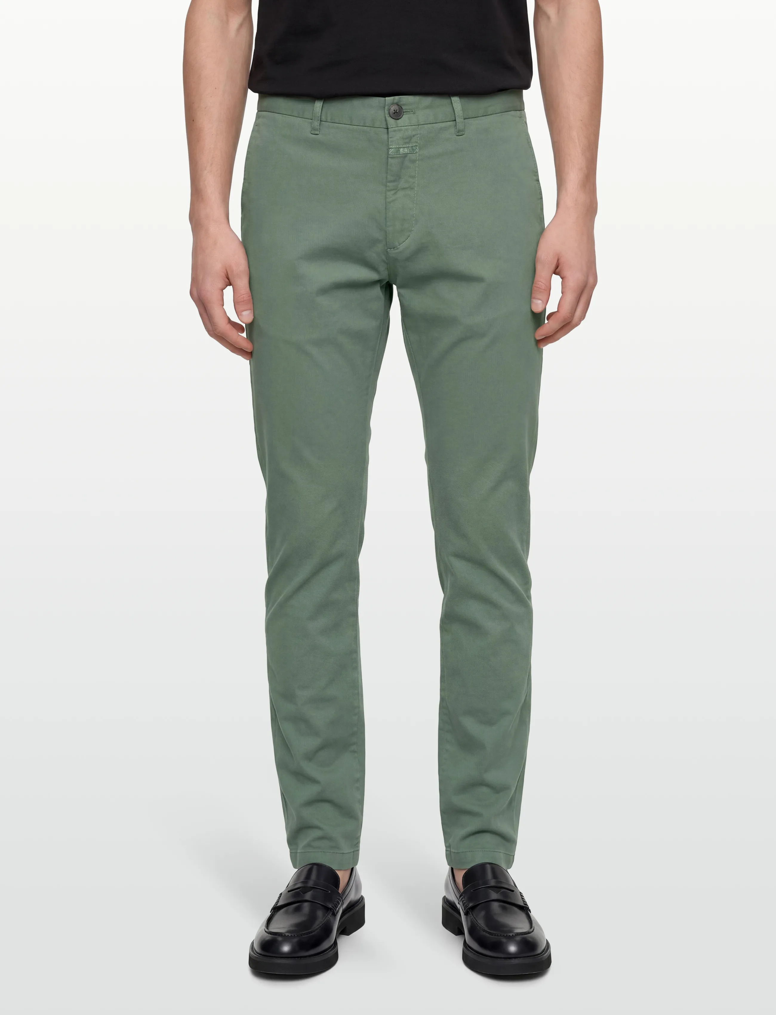 Closed - CLIFTON SLIM PANTS DARK JADE - casual - dark jade - 3