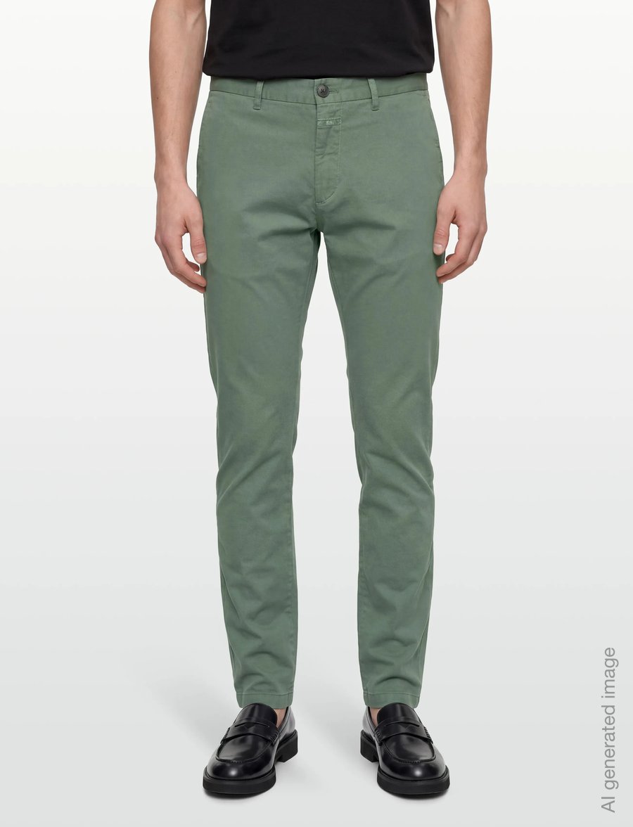 Closed - CLIFTON SLIM PANTS DARK JADE - casual - dark jade - 3