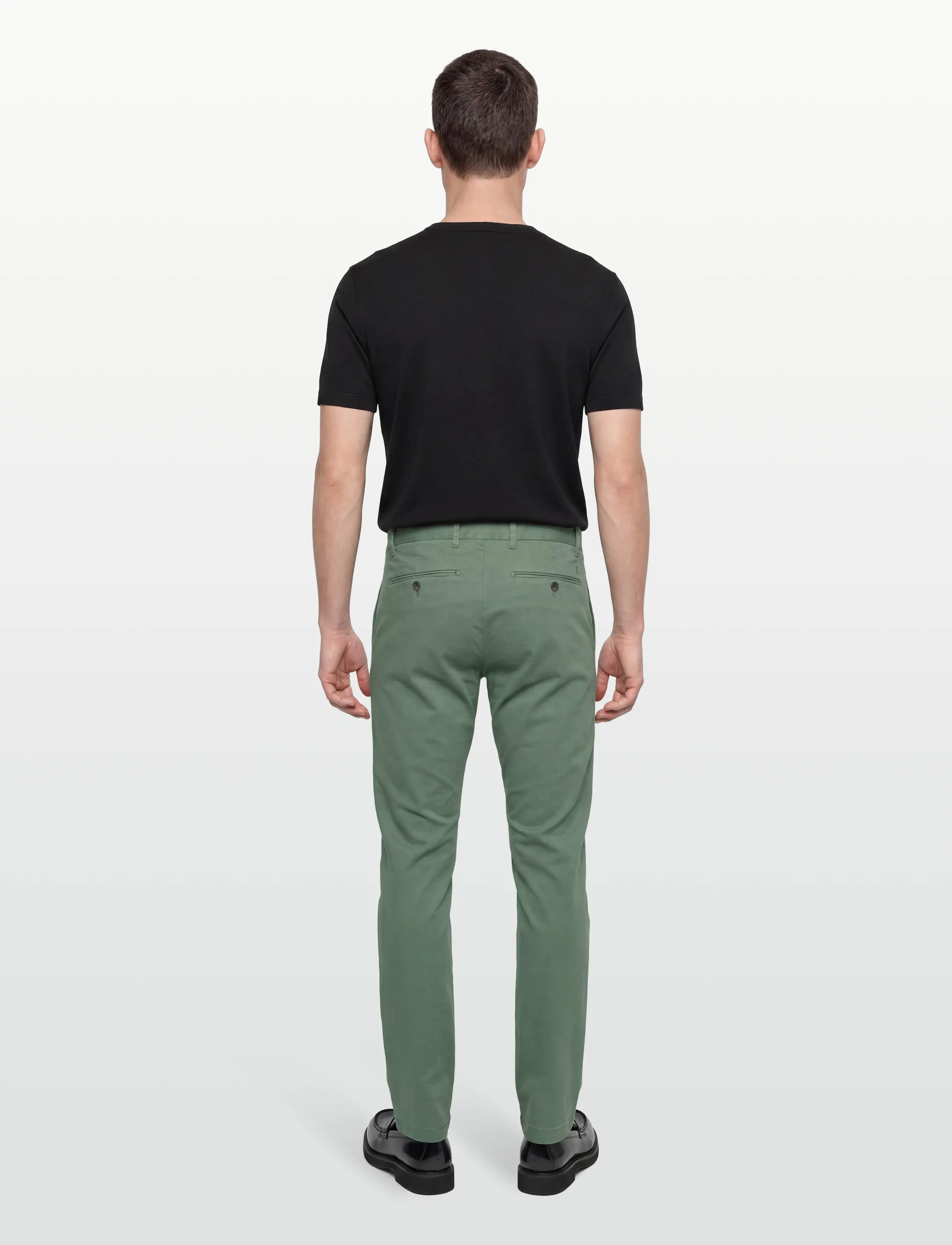 Closed Clifton Slim Pants Dark Jade casual byxor herr – bild 3