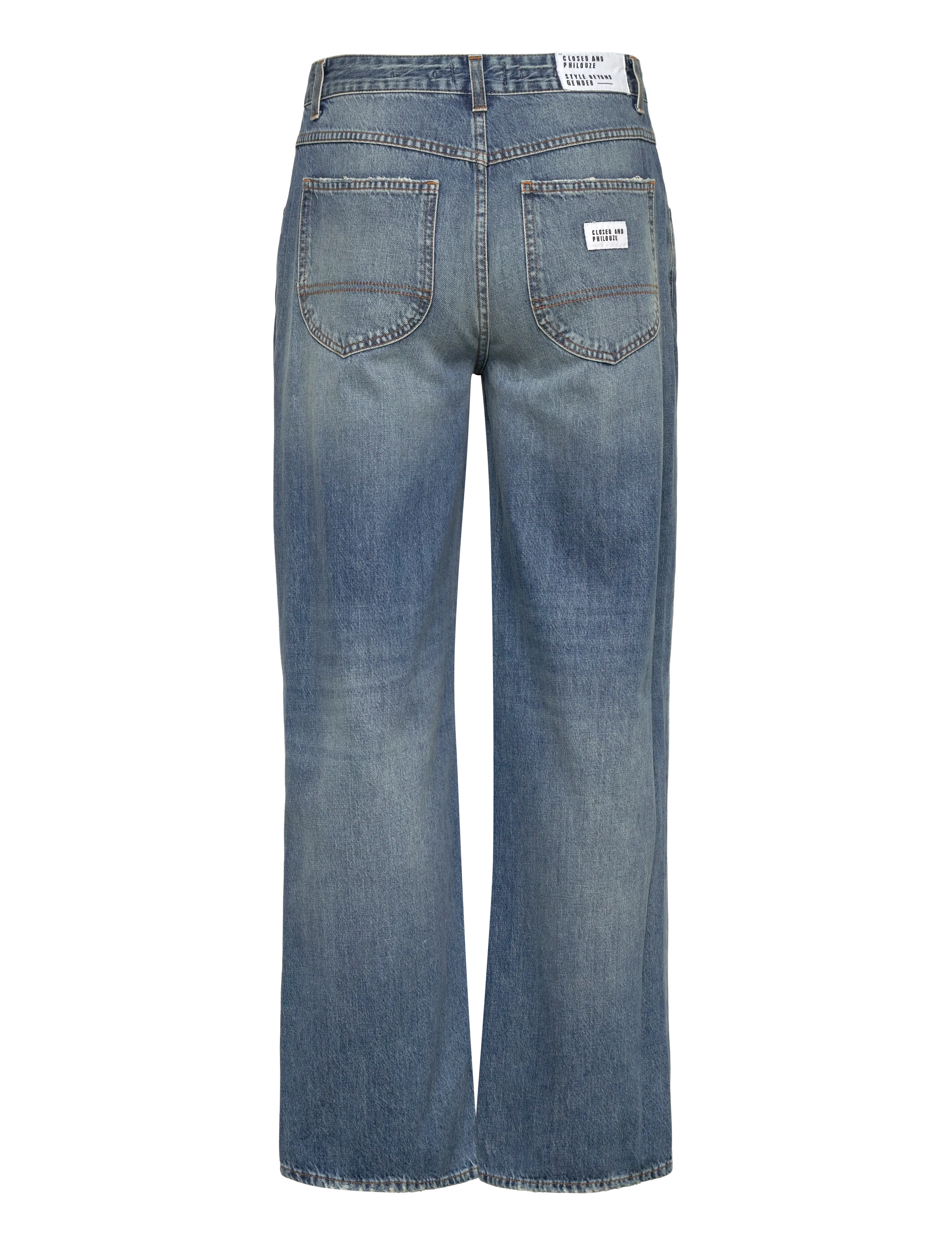 Closed - M. PHILOUZE UNISEX X-JEANS MID BLUE - loose jeans - mid blue - 2