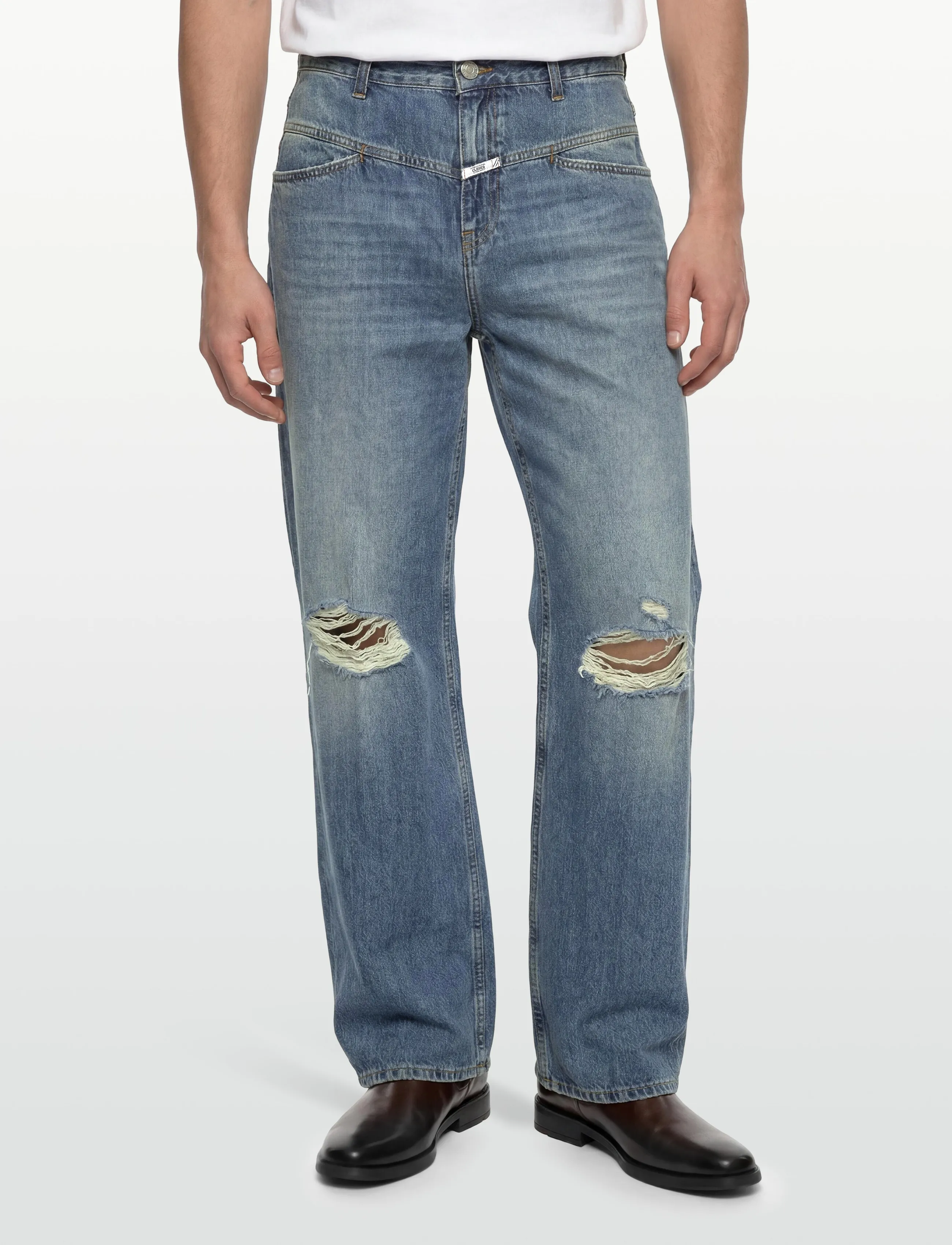 Closed - M. PHILOUZE UNISEX X-JEANS MID BLUE - loose jeans - mid blue - 3