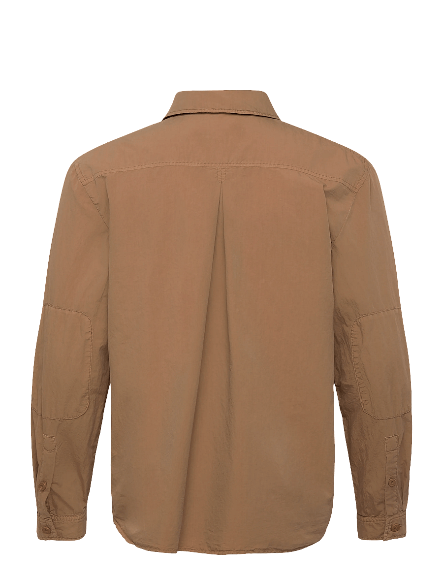 Closed - UTILITY SHIRT W/ ELBOW PATCHES SHIRTS & BLOUSES NUTMEG - casual skjorter - nutmeg - 2