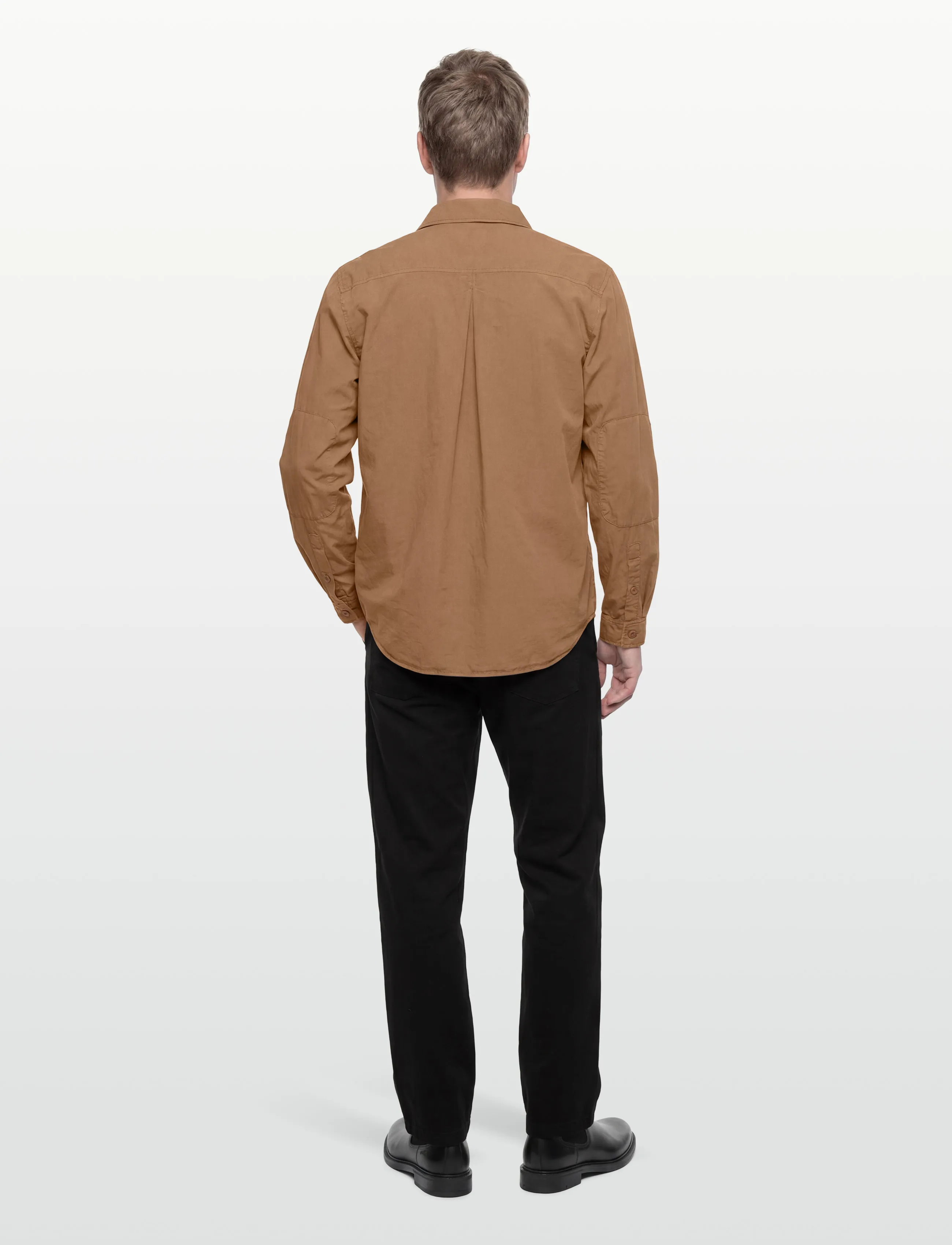 Closed - UTILITY SHIRT W/ ELBOW PATCHES SHIRTS & BLOUSES NUTMEG - avslappede skjorter - nutmeg - 4