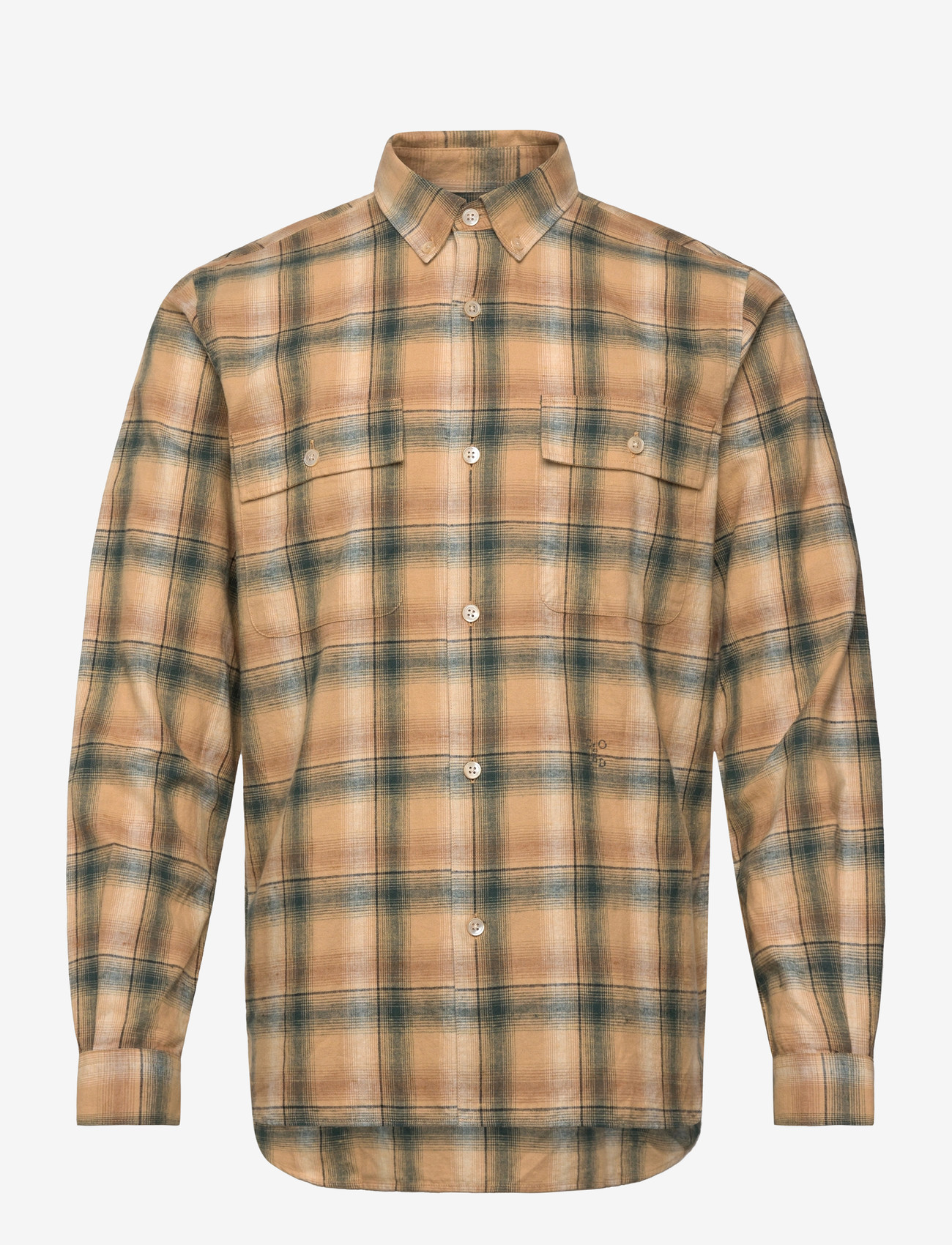 Closed - LUMBERJACK SHIRT SHIRTS & BLOUSES FERN GREEN - basic skjortor - fern green - 0