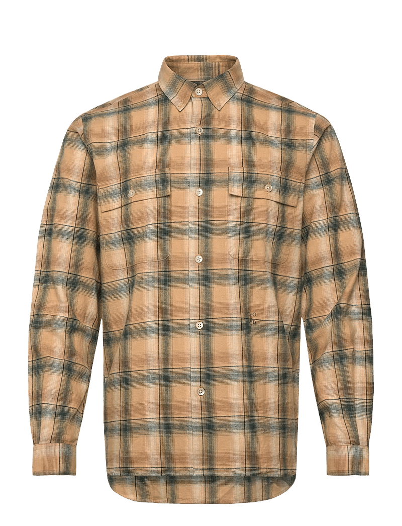 Closed - LUMBERJACK SHIRT SHIRTS & BLOUSES FERN GREEN - basic skjortor - fern green - 0