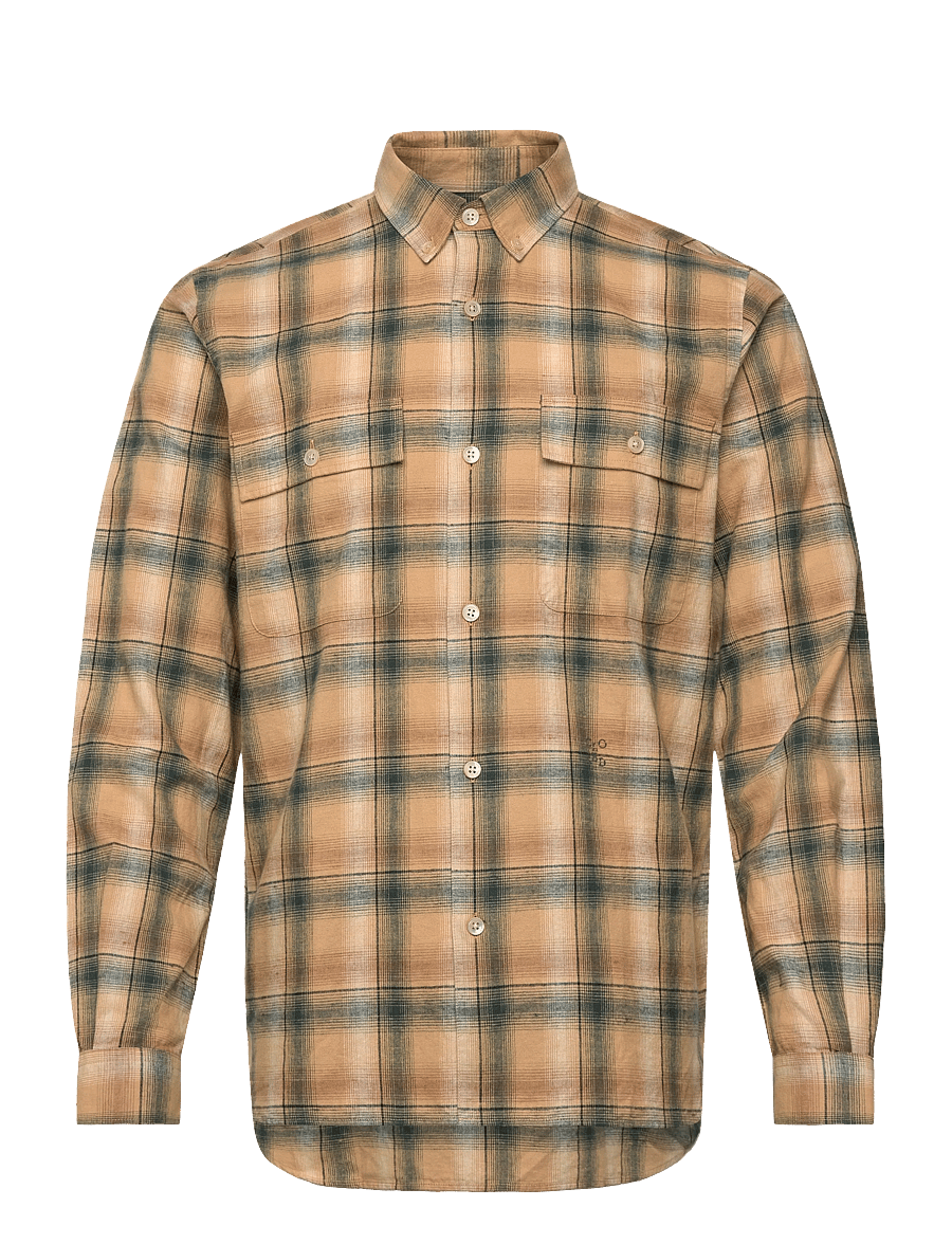 Closed - LUMBERJACK SHIRT SHIRTS & BLOUSES FERN GREEN - peruskauluspaidat - fern green - 1