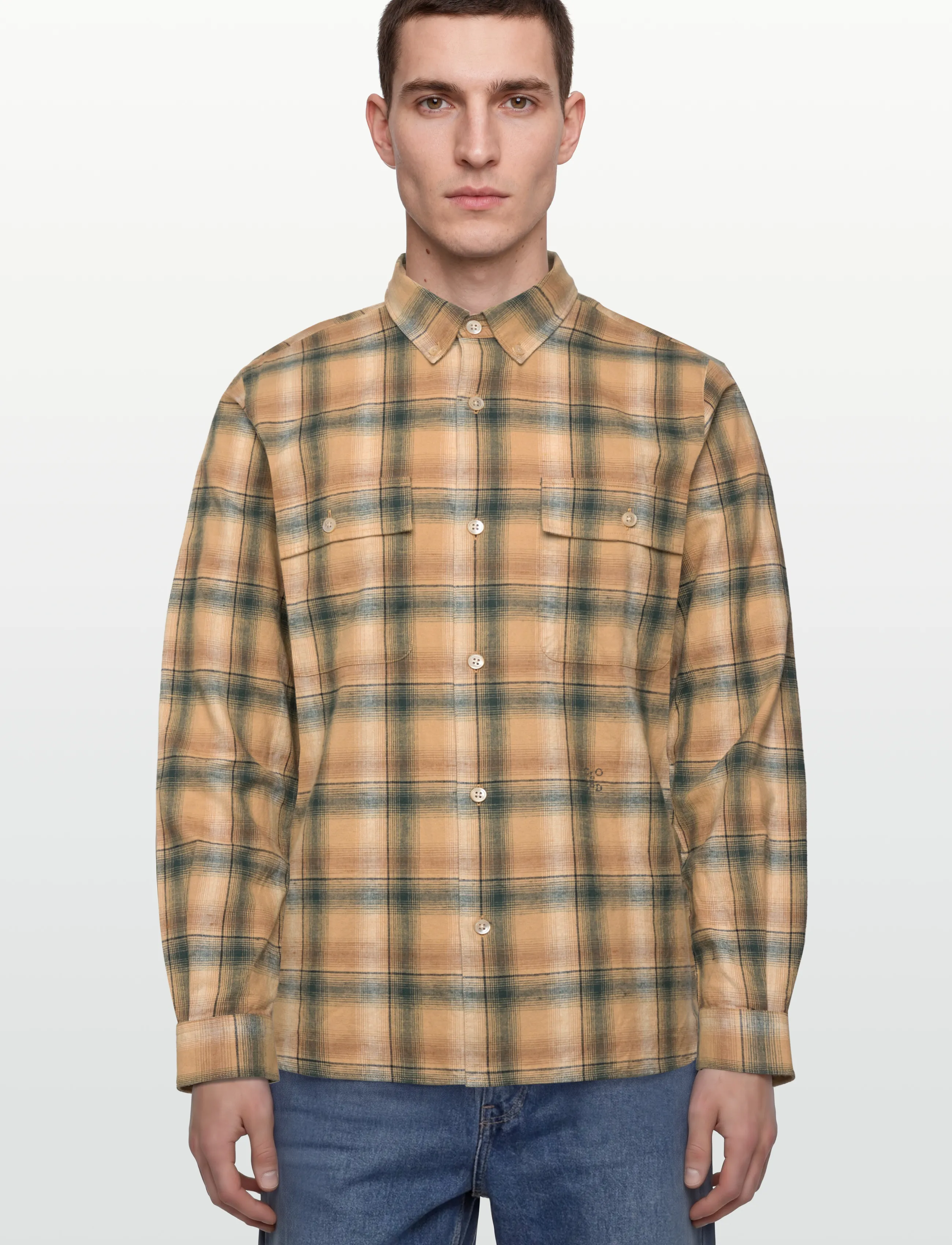 Closed - LUMBERJACK SHIRT SHIRTS & BLOUSES FERN GREEN - basic-hemden - fern green - 3