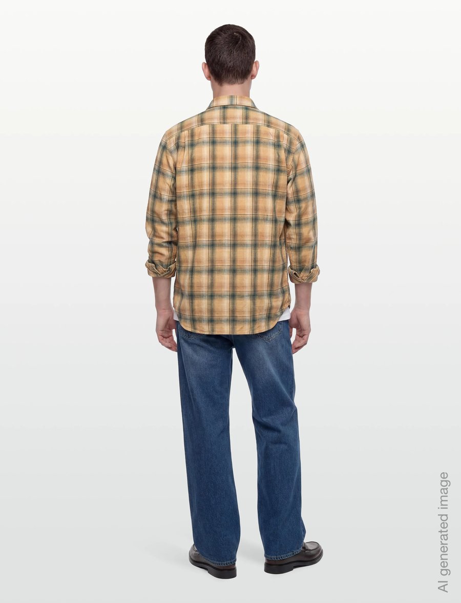 Closed - LUMBERJACK SHIRT SHIRTS & BLOUSES FERN GREEN - peruskauluspaidat - fern green - 4