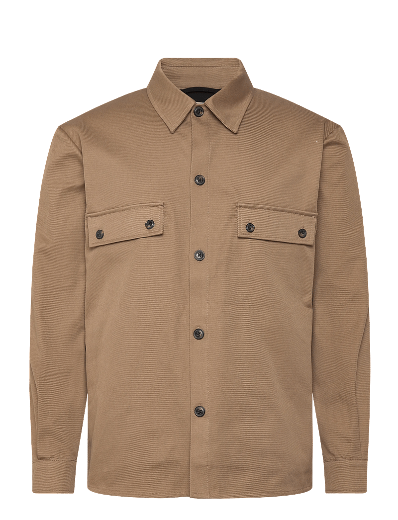 Closed - RELAXED SHIRT BROWN SUGAR - kleidung - brown sugar - 0