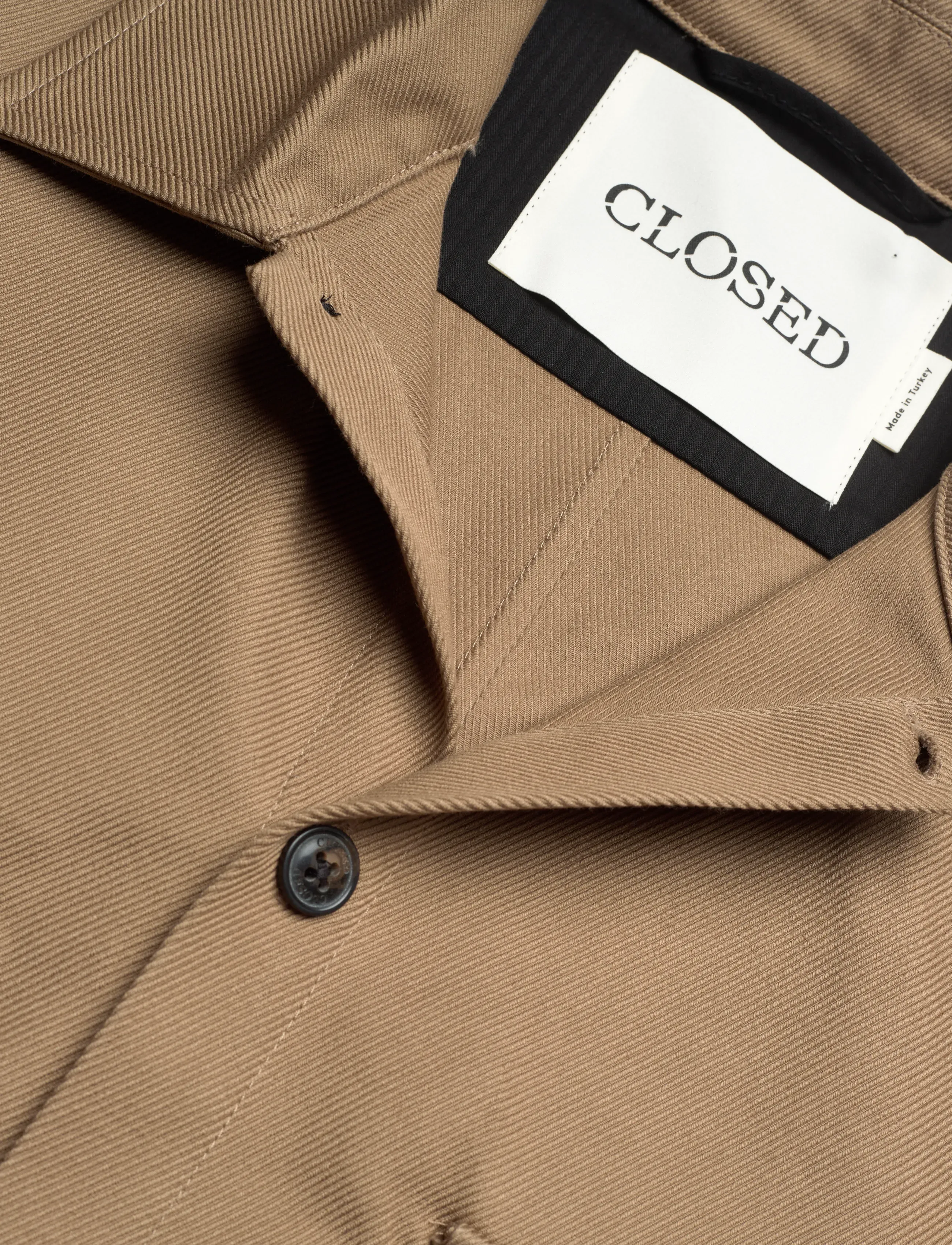 Closed - RELAXED SHIRT BROWN SUGAR - clothing - brown sugar - 5