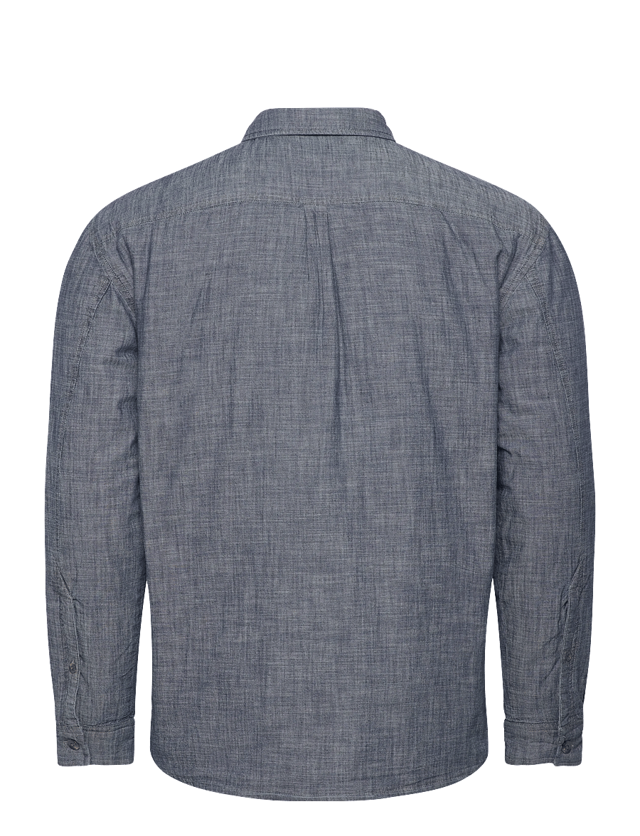 Closed - PADDED SHIRT SHIRTS & BLOUSES DARK NIGHT - basic skjortor - dark night - 2