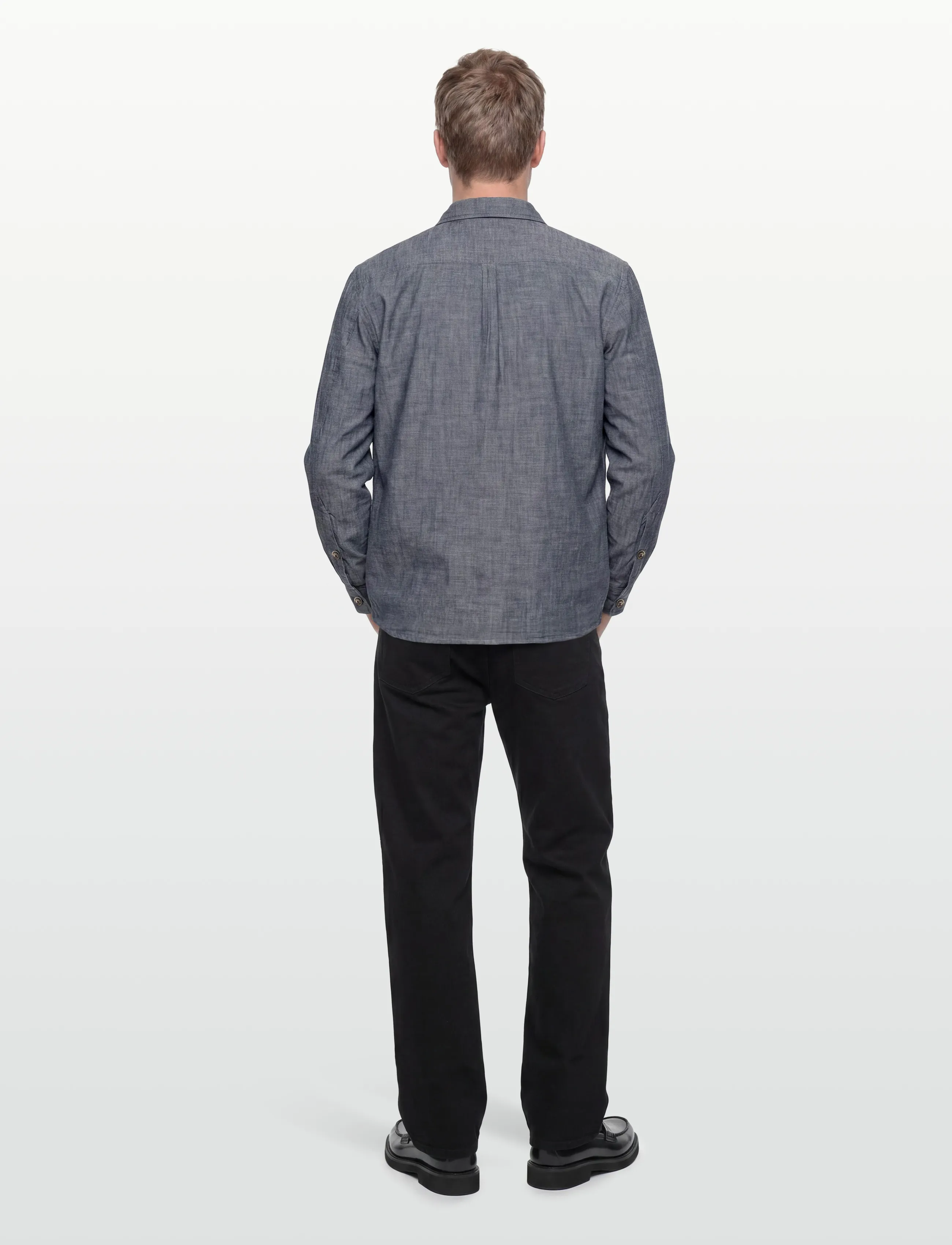 Closed - PADDED SHIRT SHIRTS & BLOUSES DARK NIGHT - basic skjorter - dark night - 4