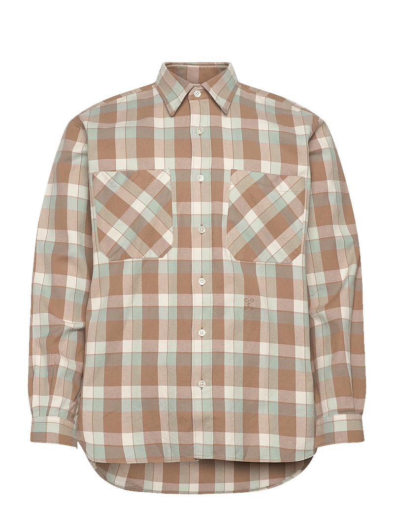 Closed - FORMAL SHIRT GLAZED GREEN - basic shirts - glazed green - 0