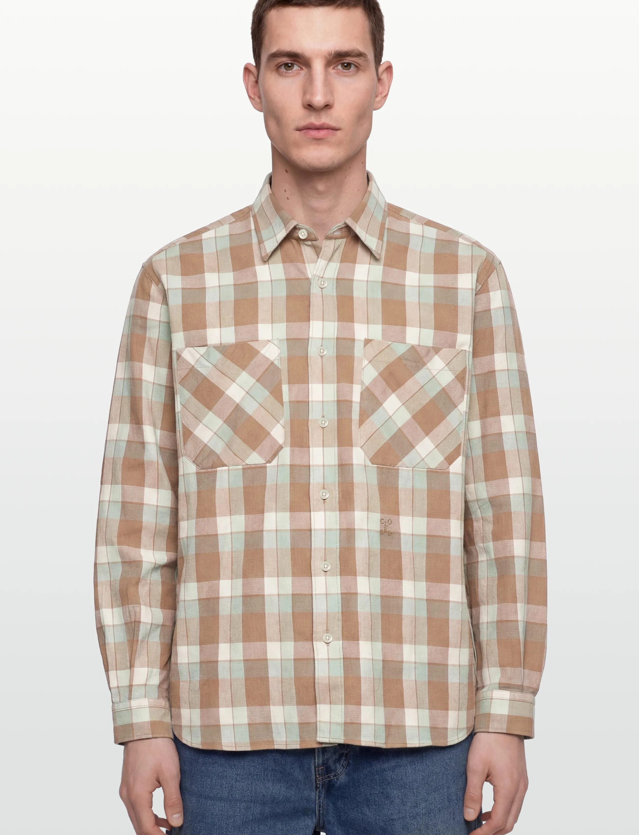 Closed - FORMAL SHIRT GLAZED GREEN - casual skjorter - glazed green - 3