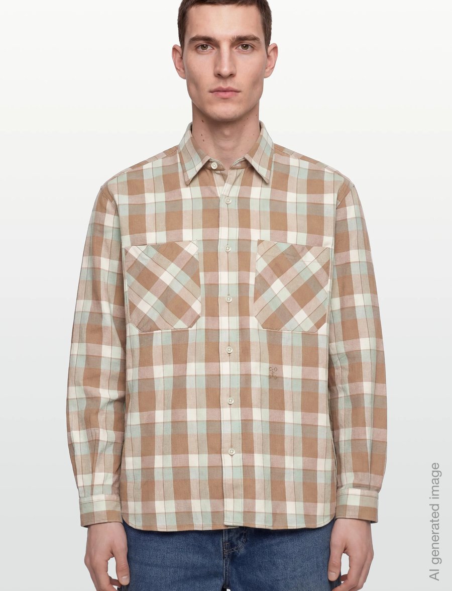 Closed - FORMAL SHIRT GLAZED GREEN - kasdienio stiliaus marškiniai - glazed green - 3