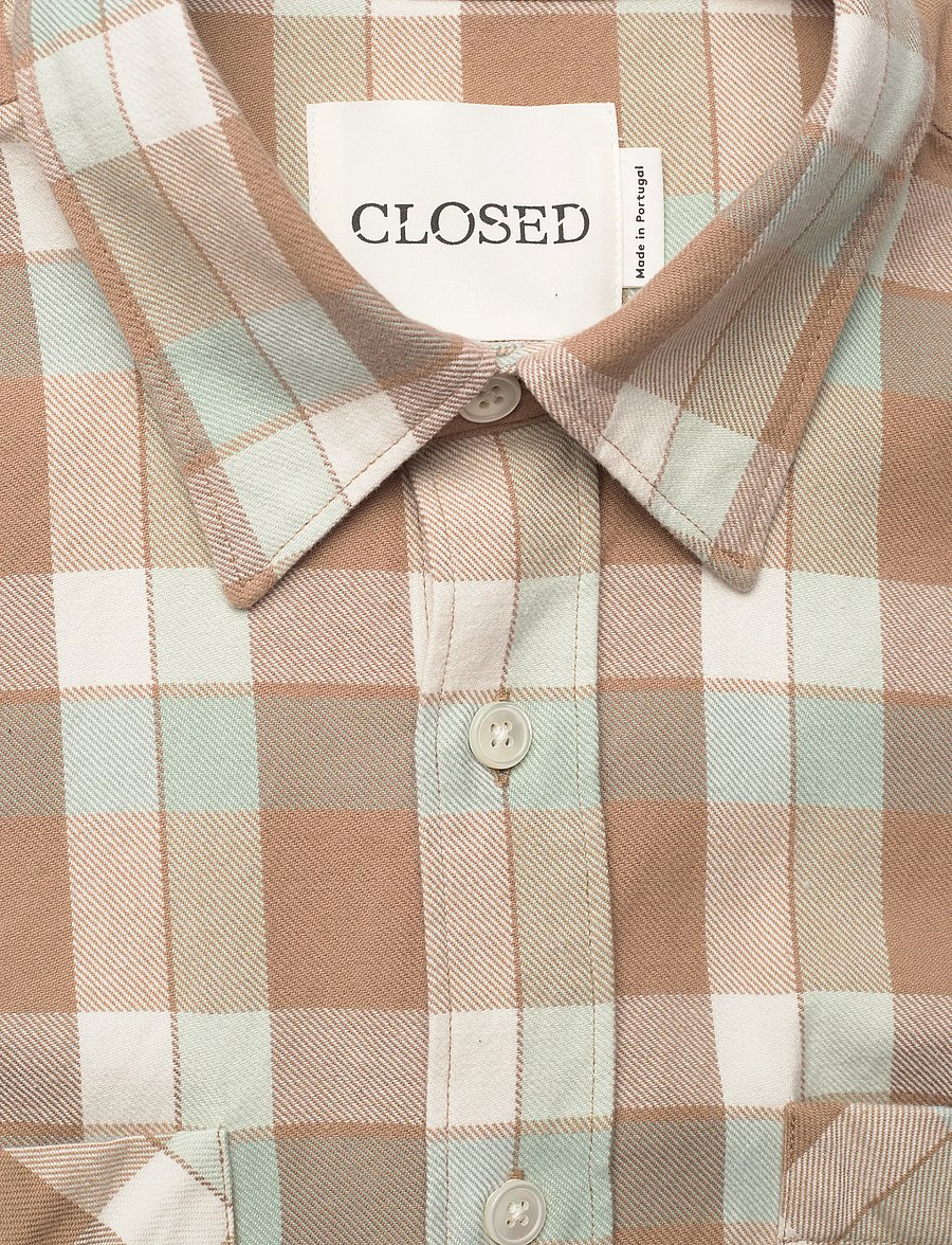 Closed - FORMAL SHIRT GLAZED GREEN - kasdienio stiliaus marškiniai - glazed green - 5