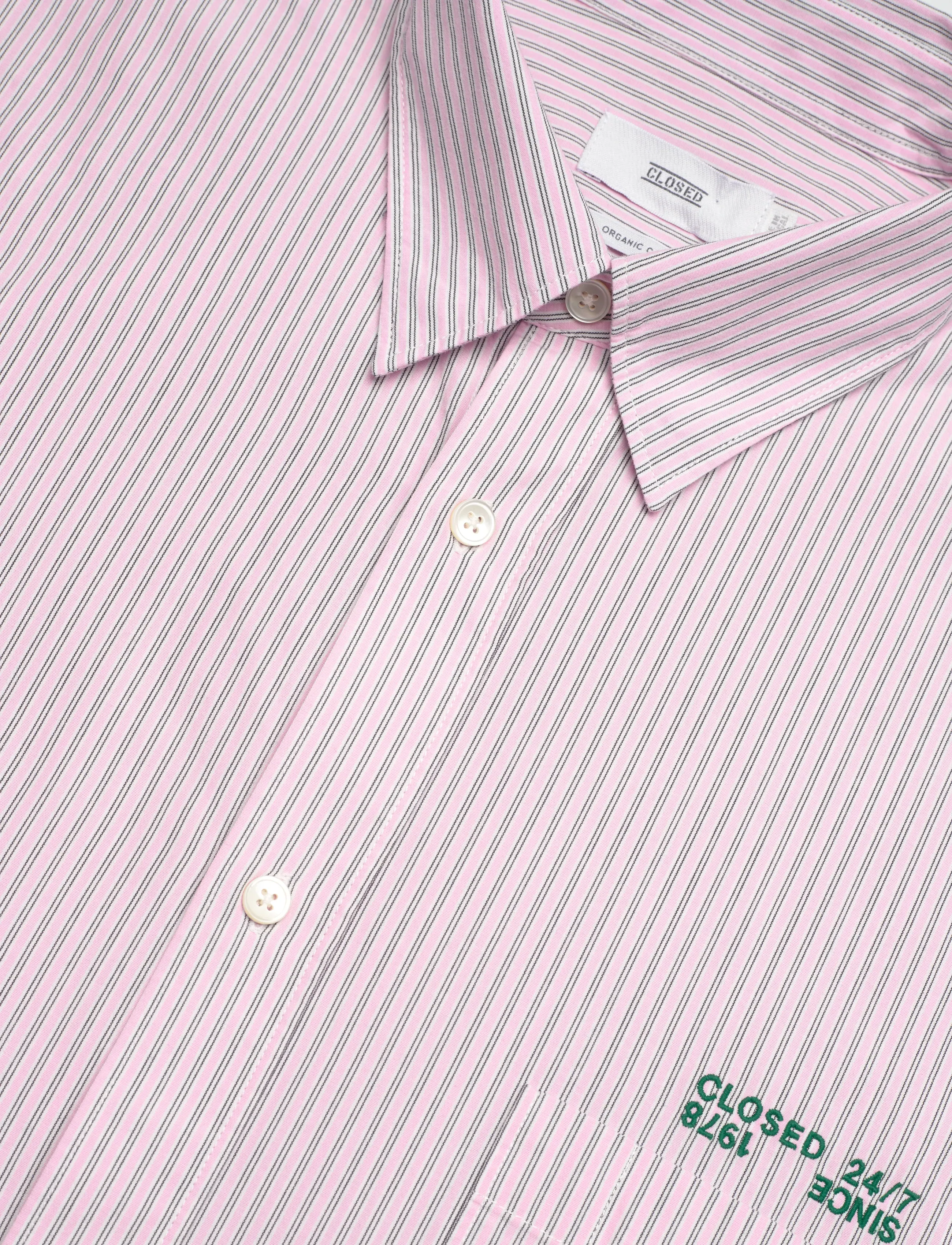 Closed - FORMAL ARMY SHIRT SHIRTS & BLOUSES PINK HYDRANGEA - podstawowe koszulki - pink hydrangea - 3