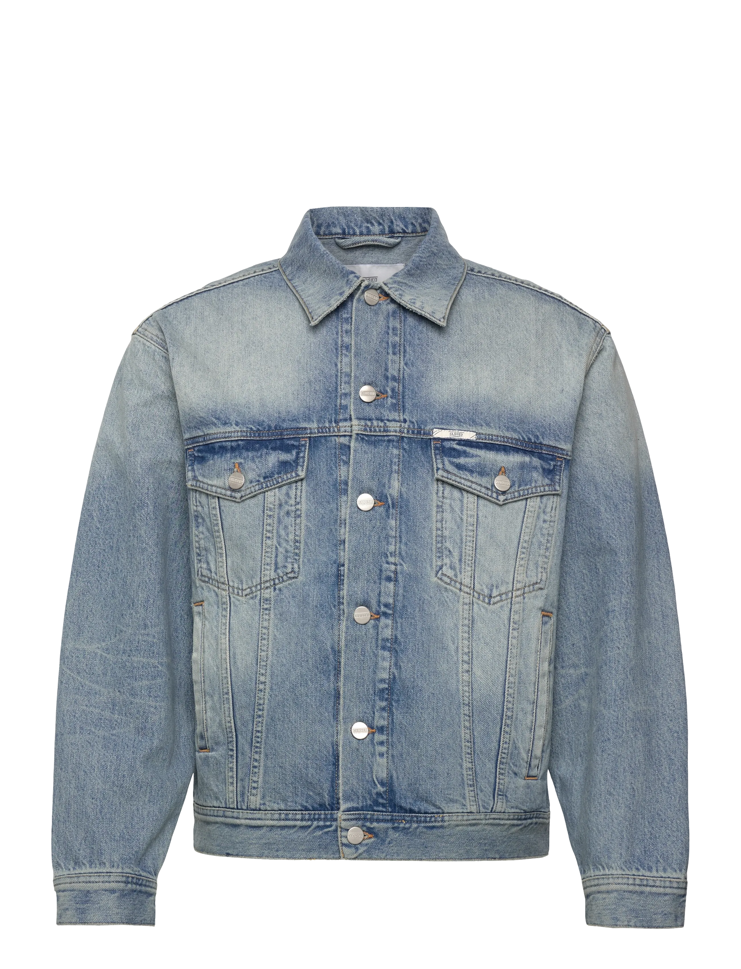 CLOSED Herren Denim Jacke Jacken & Mäntel Hell Blau Blau - L - Herren