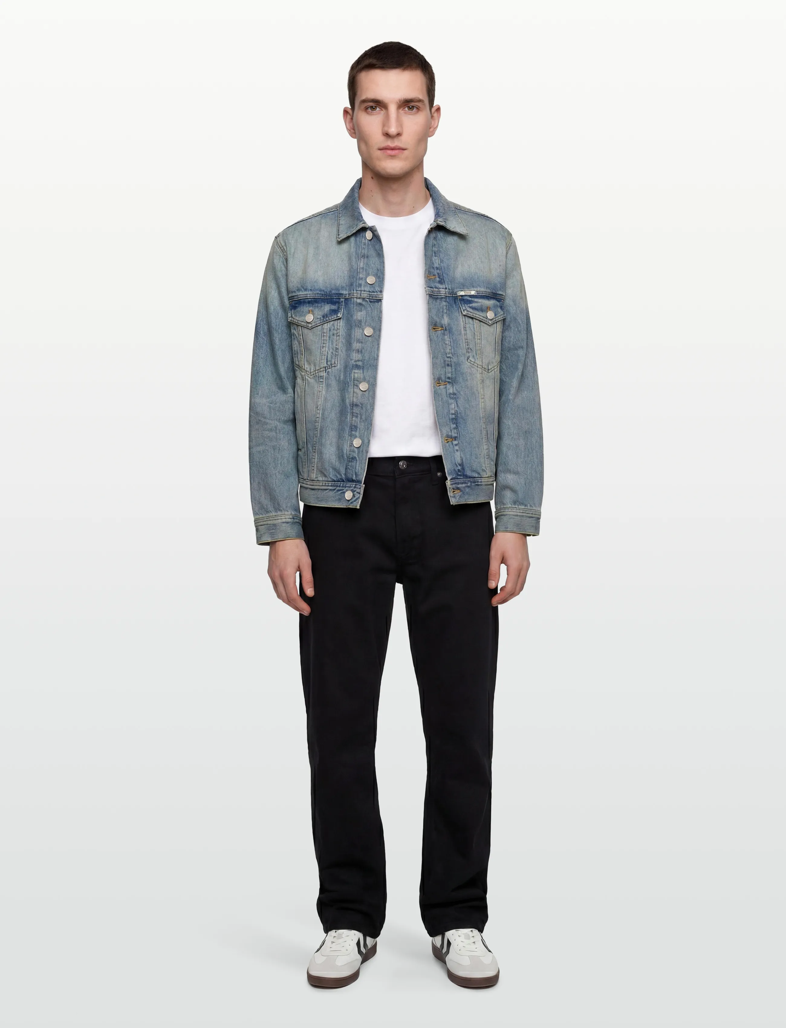 Closed Men Denim Jacket Jackets & Coats Light Blue, S, Denim, Blau - Unlined Jackets, Männerswear