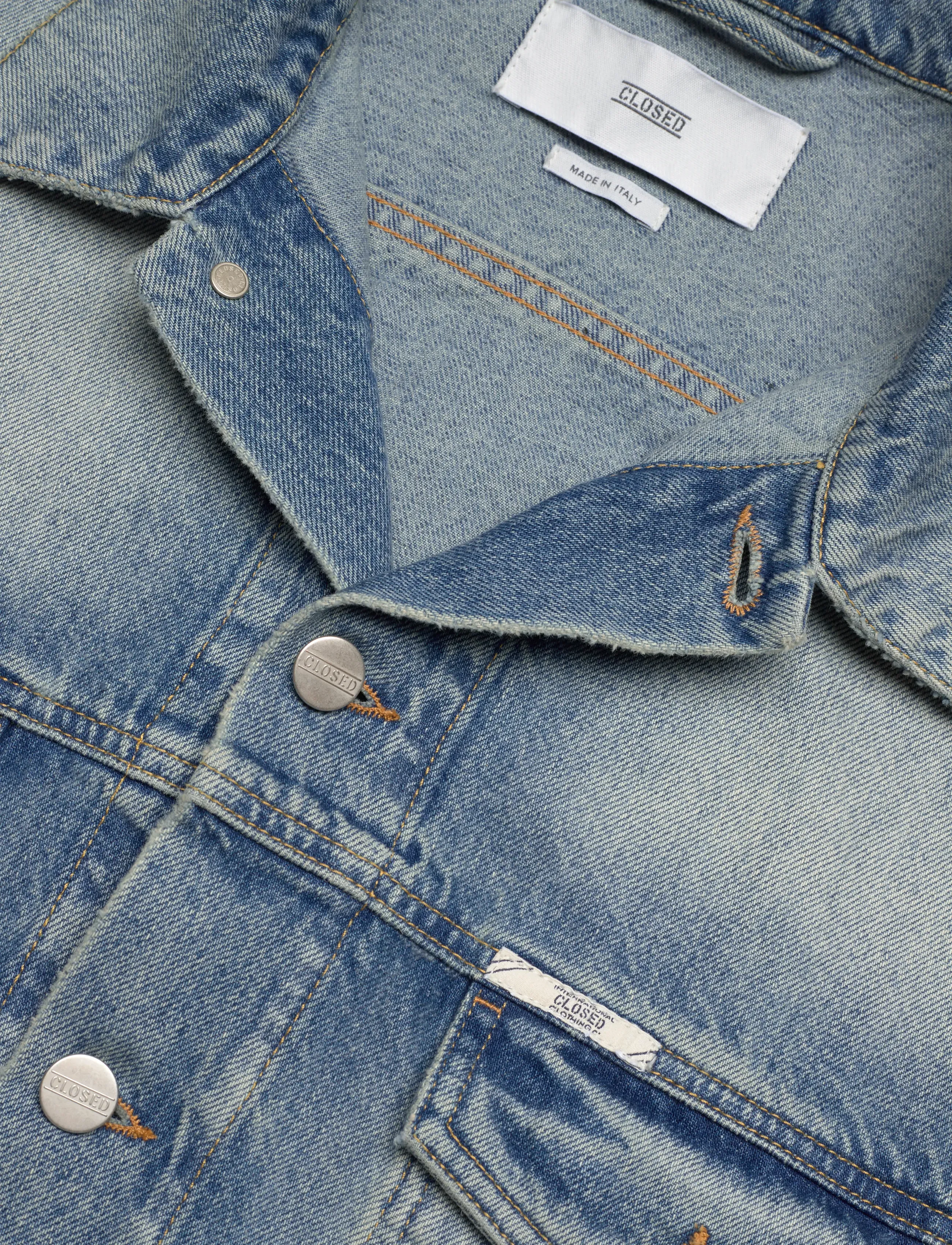 Closed - MEN DENIM JACKET JACKETS & COATS LIGHT BLUE - wiosenne kurtki - light blue - 5