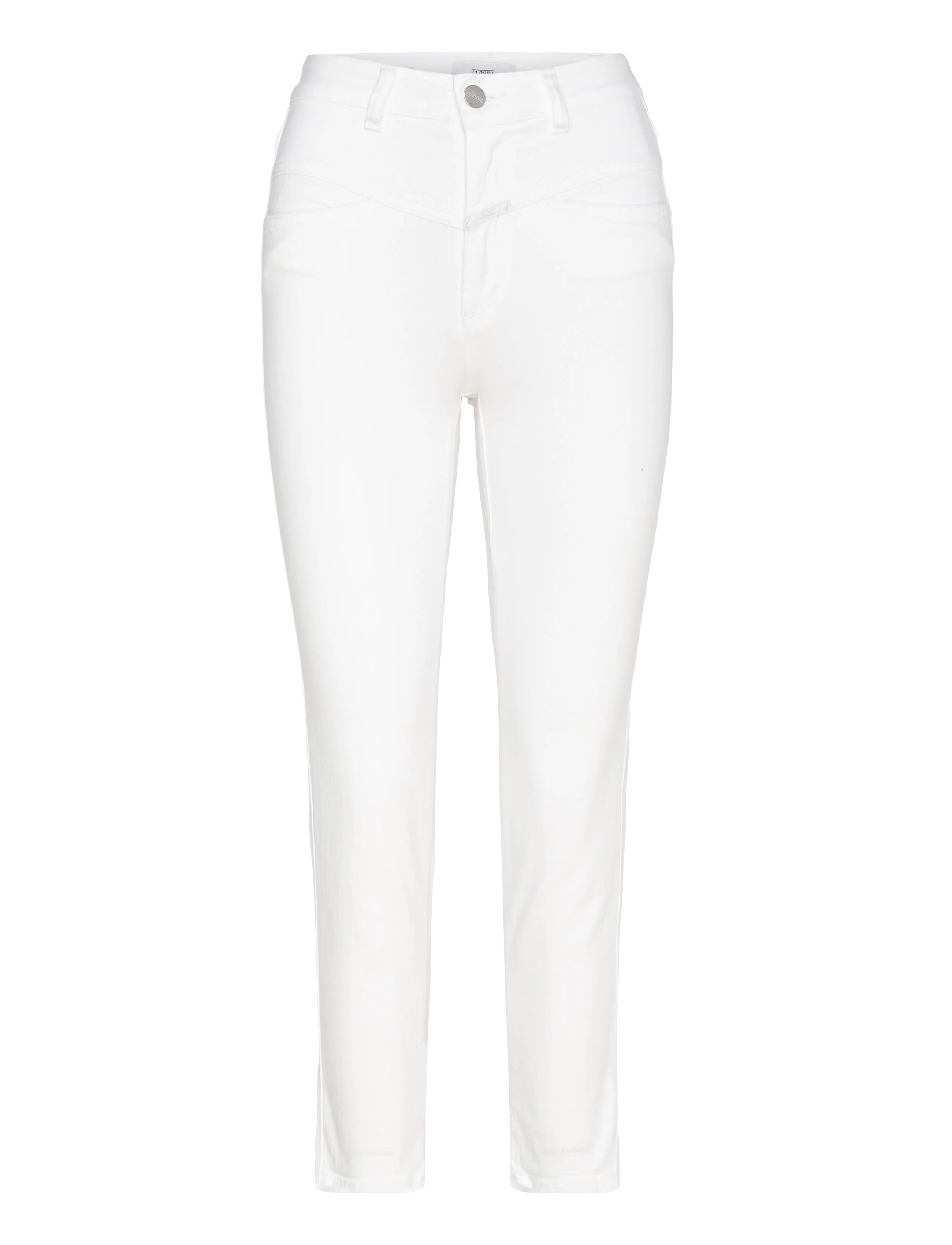 WOMEN PEDAL PUSHER JEANS WHITE