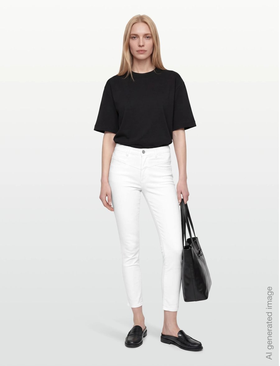 Closed - WOMEN PEDAL PUSHER JEANS WHITE - jeans - white - 0
