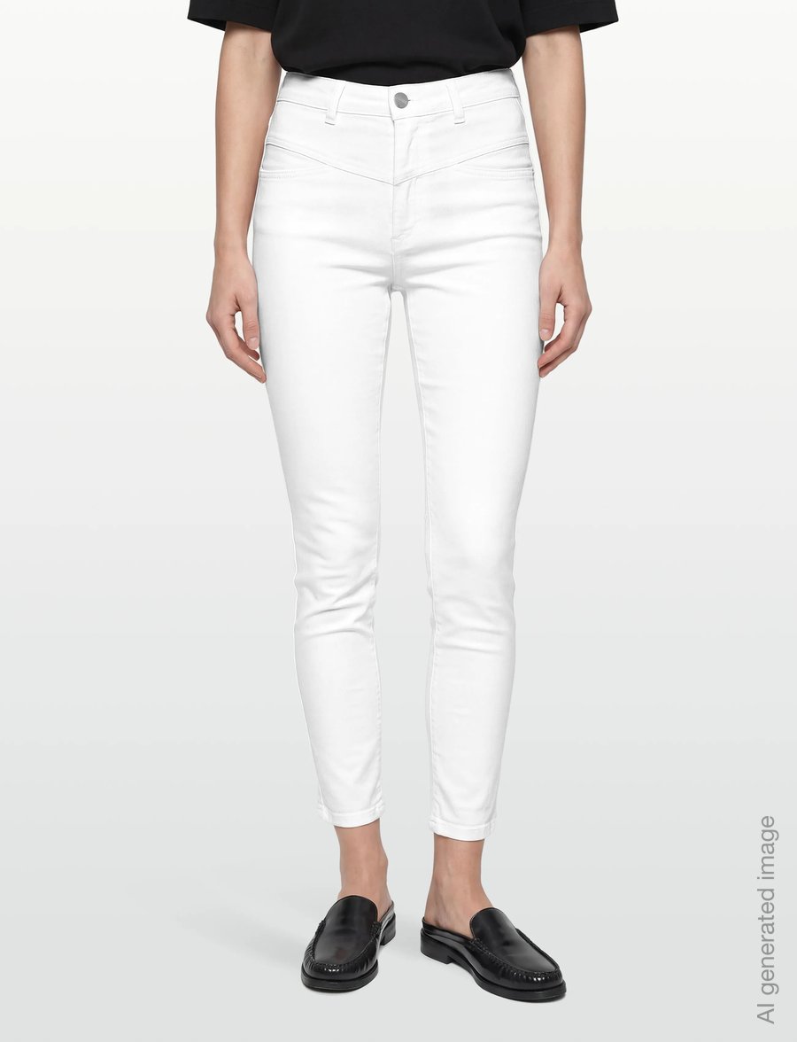 Closed - WOMEN PEDAL PUSHER JEANS WHITE - jeans - white - 3