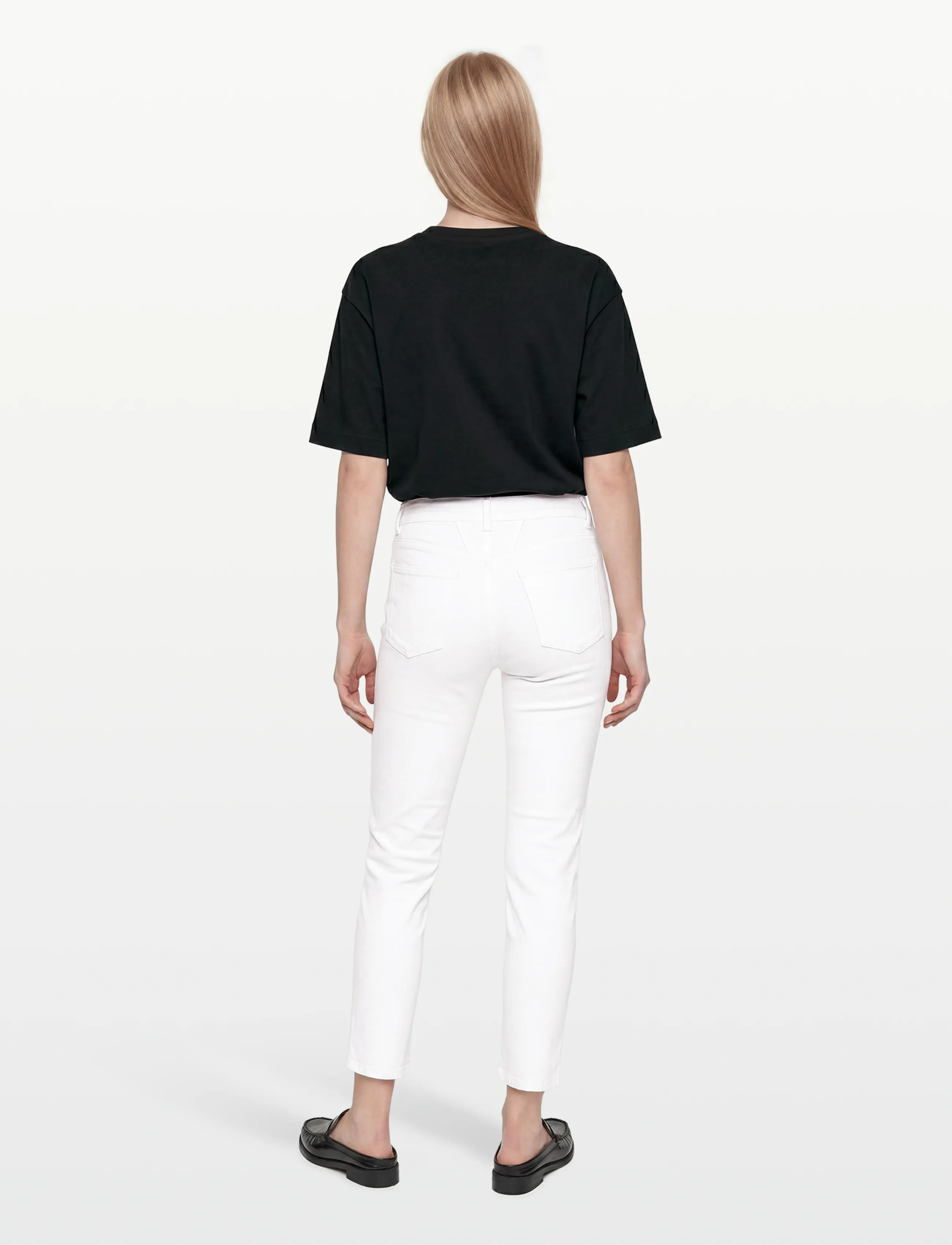 Closed - WOMEN PEDAL PUSHER JEANS WHITE - jeans - white - 4