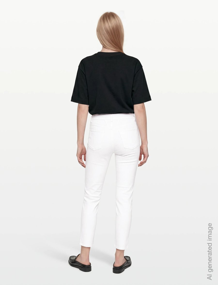 Closed - WOMEN PEDAL PUSHER JEANS WHITE - jeans - white - 4