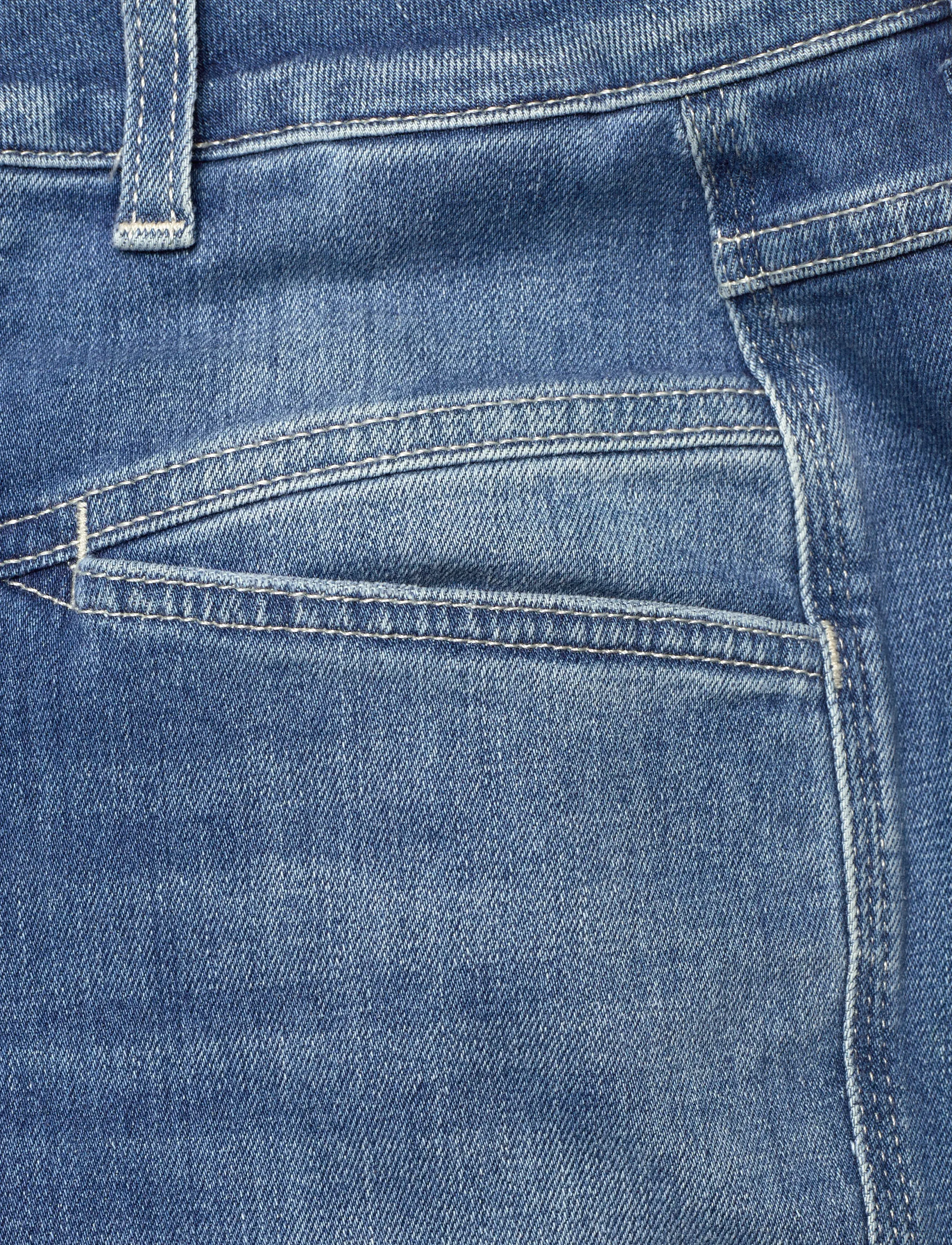 Closed - WOMEN PEDAL PUSHER JEANS MID BLUE - tapered jeans - mid blue - 5