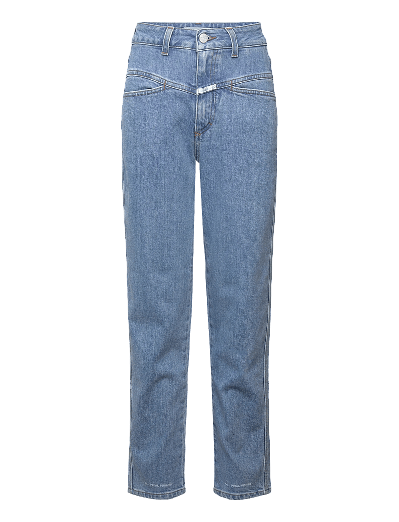 Closed - WOMEN PEDAL PUSHER JEANS MID BLUE - straight jeans - mid blue - 0