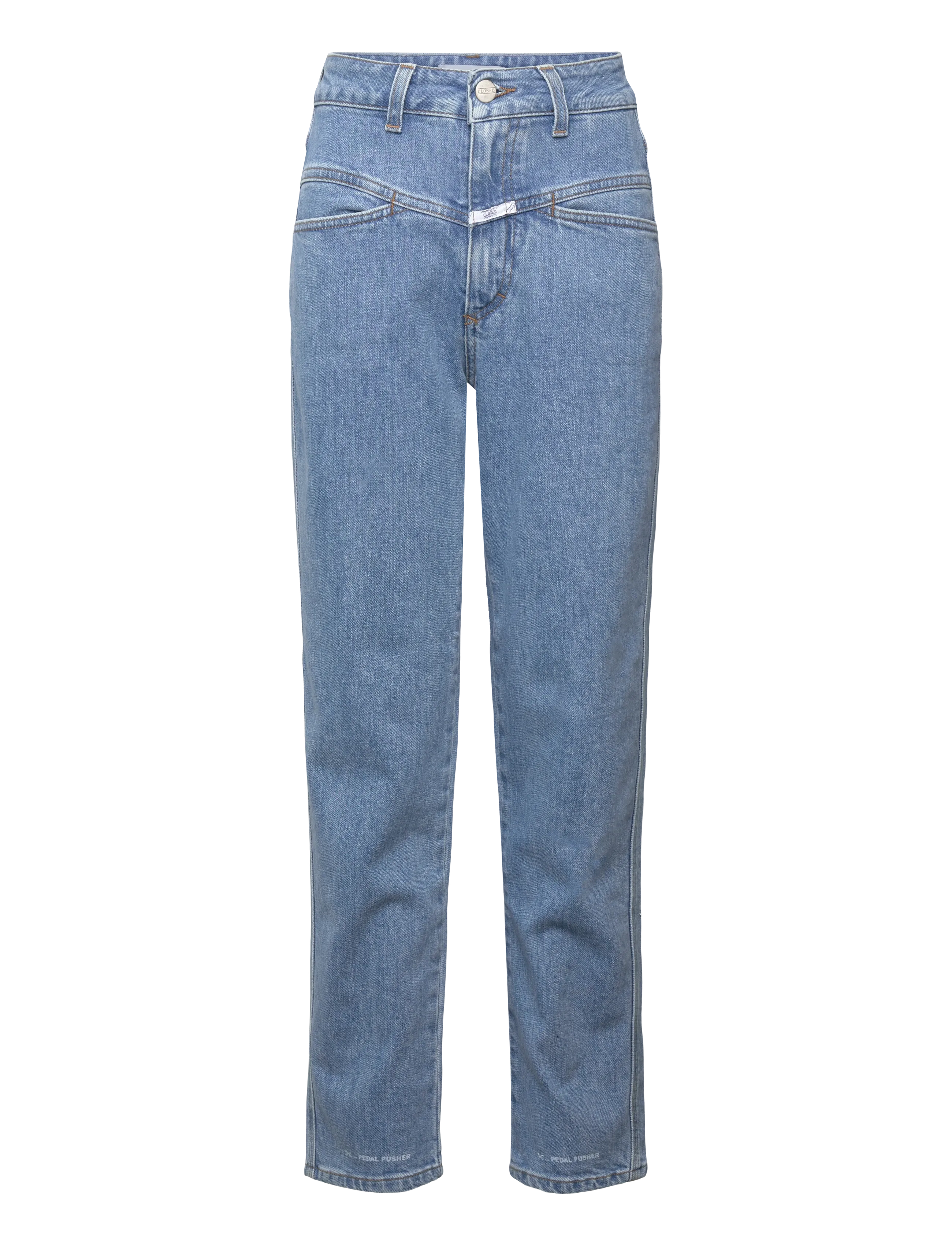 Closed WOMEN PEDAL PUSHER JEANS MID BLUE - Kläder - MID BLUE / blue