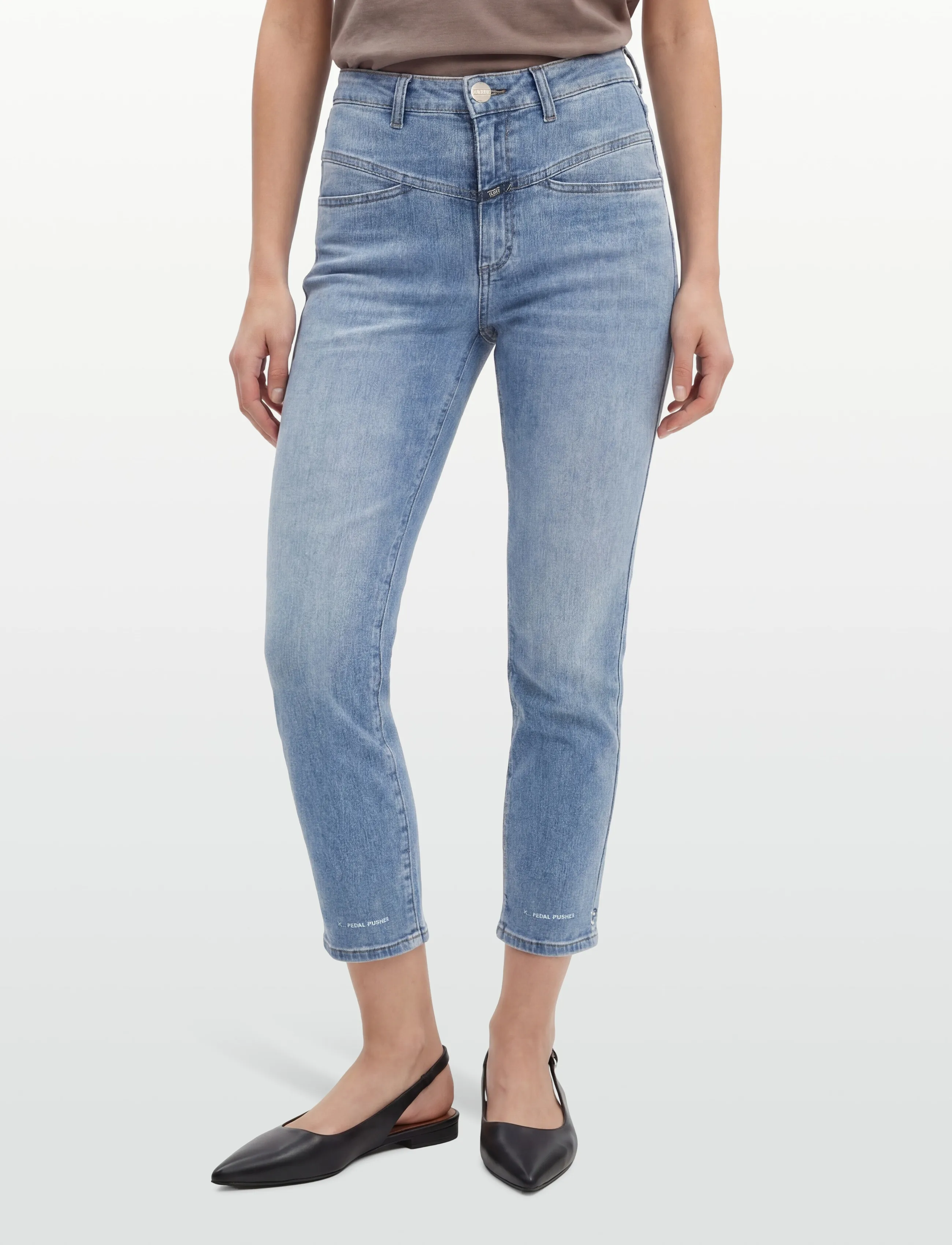 Closed - PEDAL PUSHER JEANS MID BLUE - skinny jeans - mid blue - 3