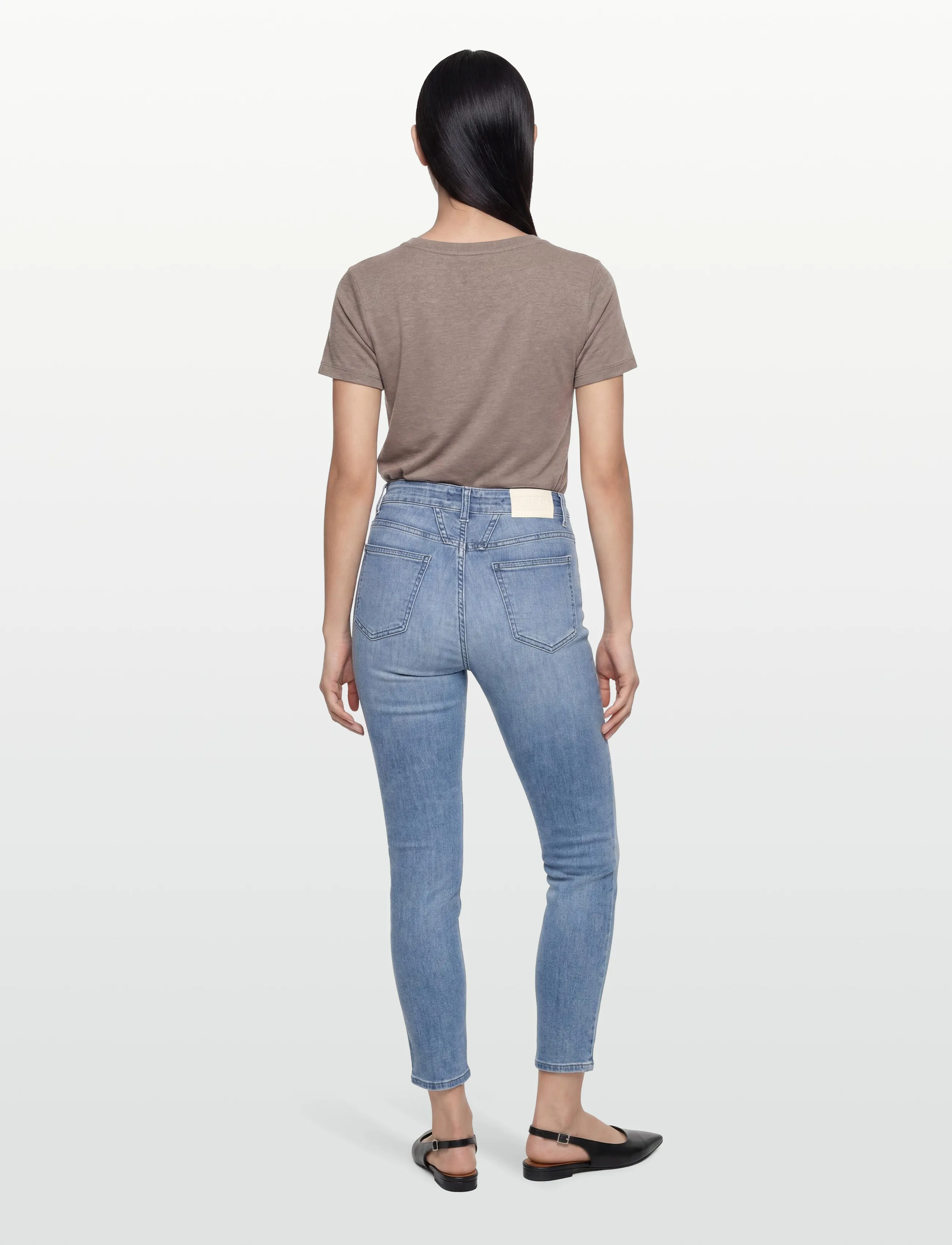 Closed - PEDAL PUSHER JEANS MID BLUE - skinny jeans - mid blue - 4