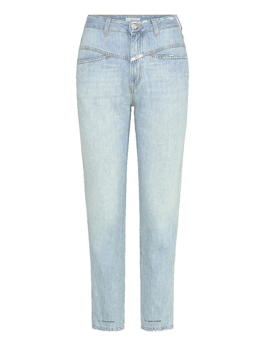 Closed - WOMEN PEDAL PUSHER JEANS LIGHT BLUE - mom jeans - light blue - 1