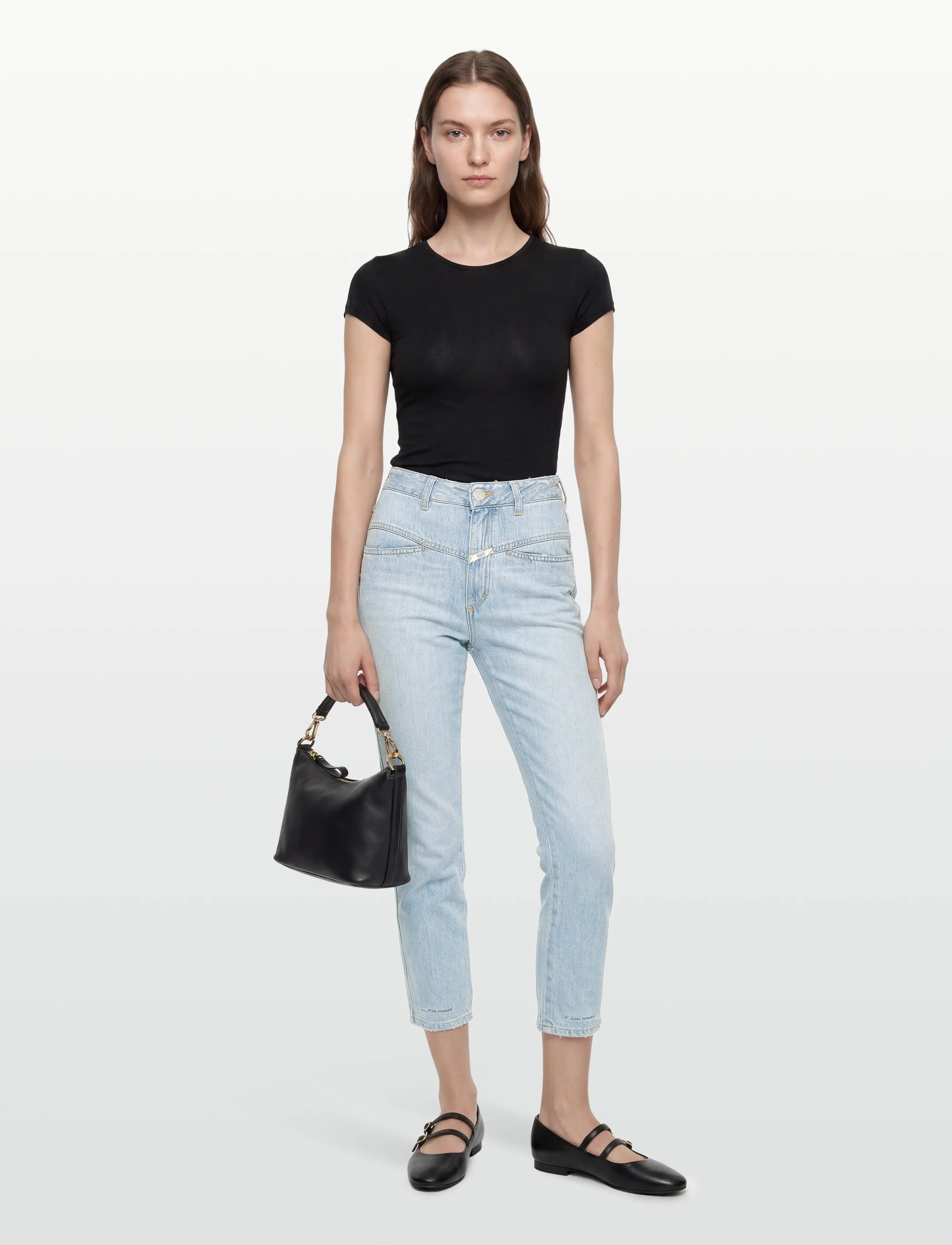 Closed Women Pedal Pusher Jeans Light Blue, 34, Blue, Jeans > Mor-Jeans, Dame