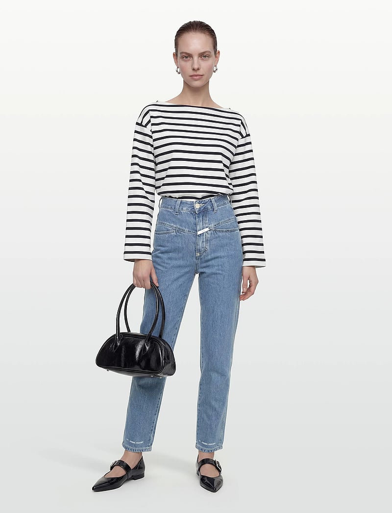 Closed - PEDAL PUSHER JEANS MID BLUE - mom jeans - mid blue - 0