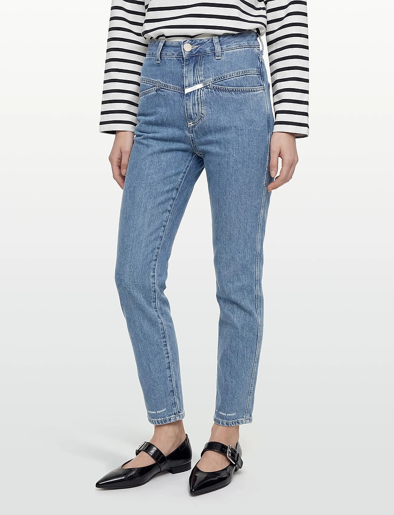 Closed - PEDAL PUSHER JEANS MID BLUE - mom jeans - mid blue - 3