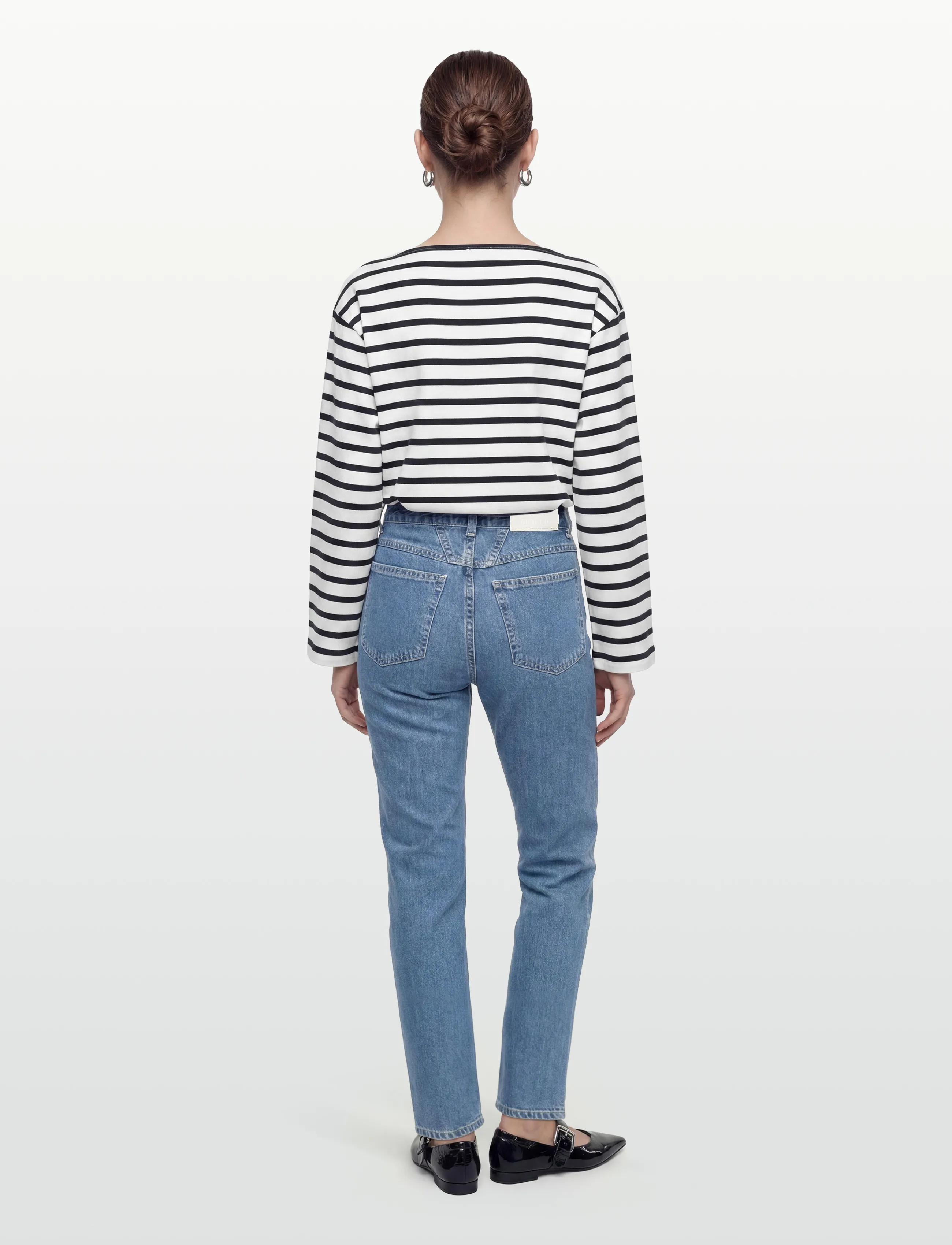 Closed - PEDAL PUSHER JEANS MID BLUE - mom jeans - mid blue - 4