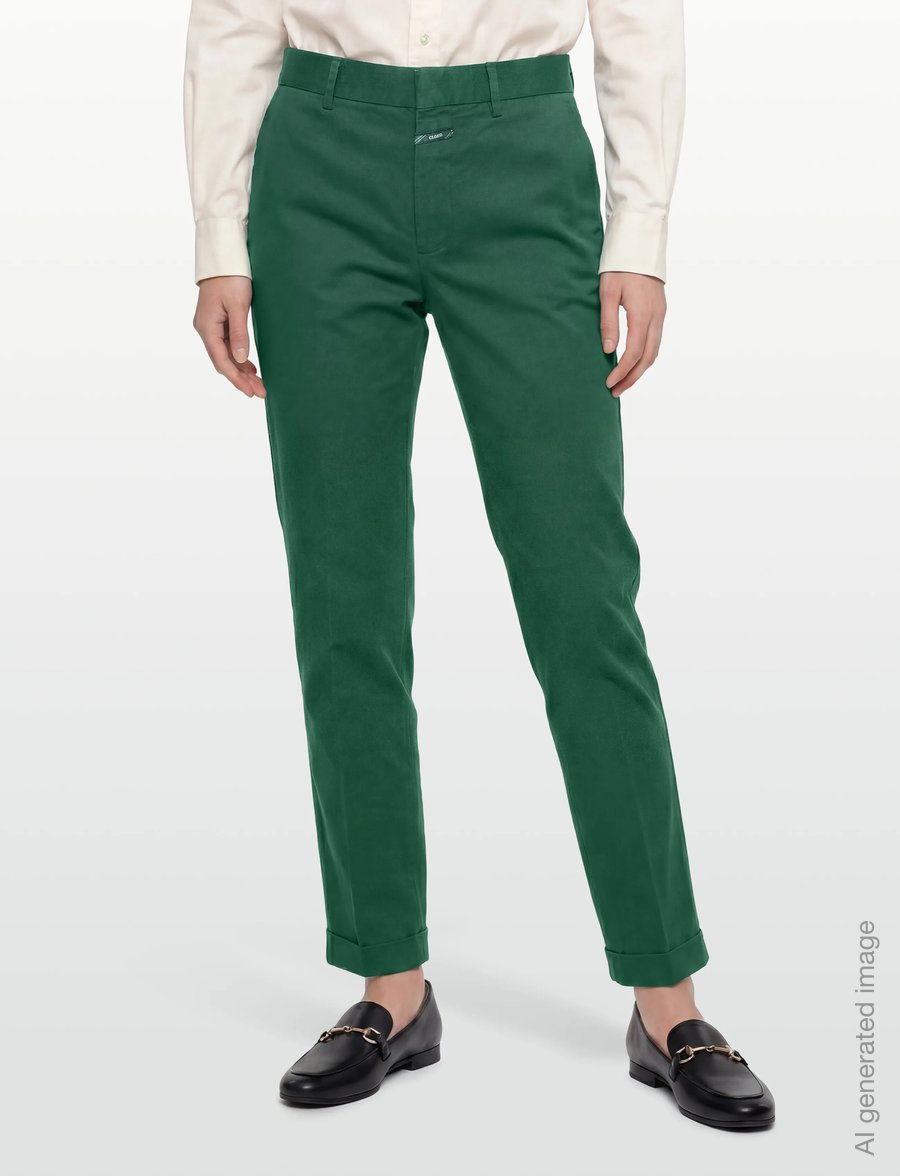 Closed - AUCKLEY PANTS - chinos - fern green - 3