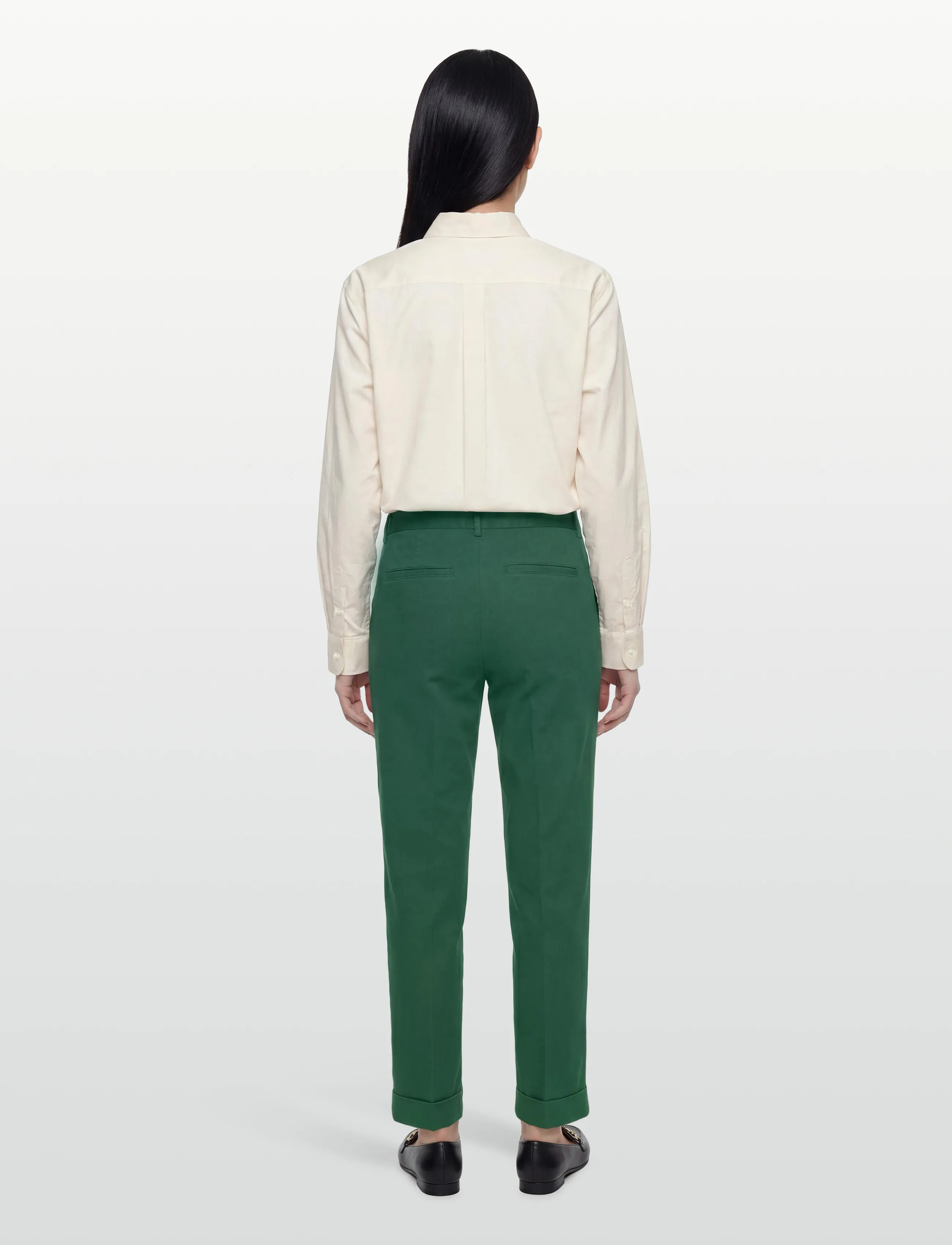 Closed - AUCKLEY PANTS - chino püksid - fern green - 4