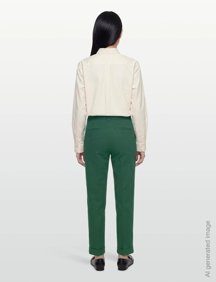 Closed - AUCKLEY PANTS - chinos - fern green - 4