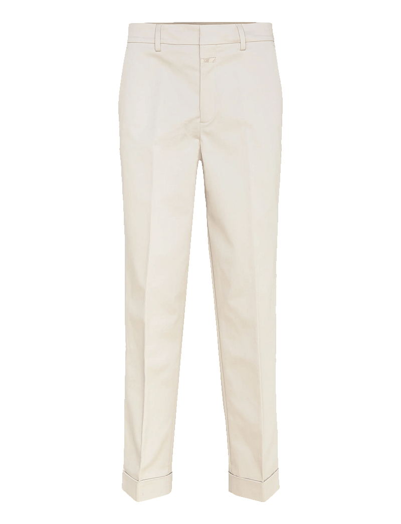 Closed - AUCKLEY PANTS PLATINUM WHITE - chino püksid - platinum white - 0