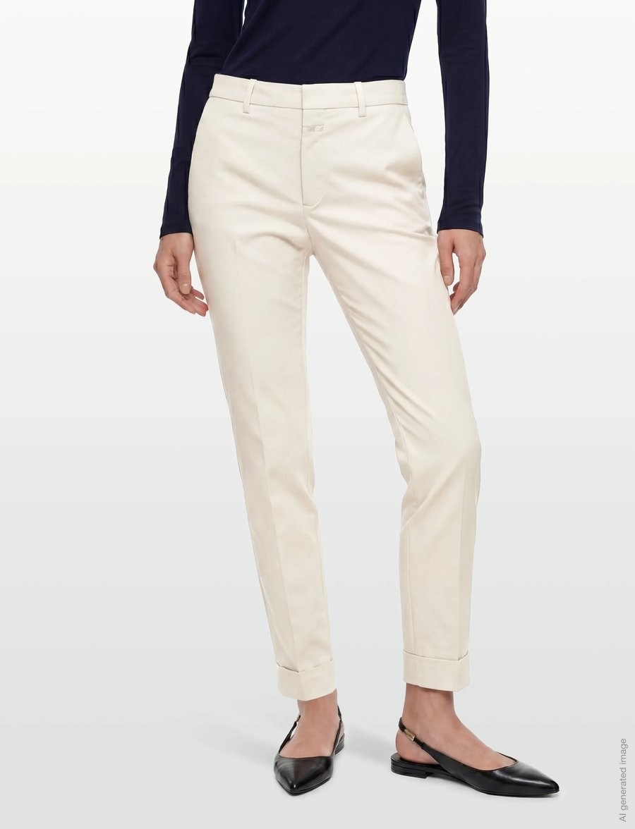 Closed - AUCKLEY PANTS - chino püksid - platinum white - 3