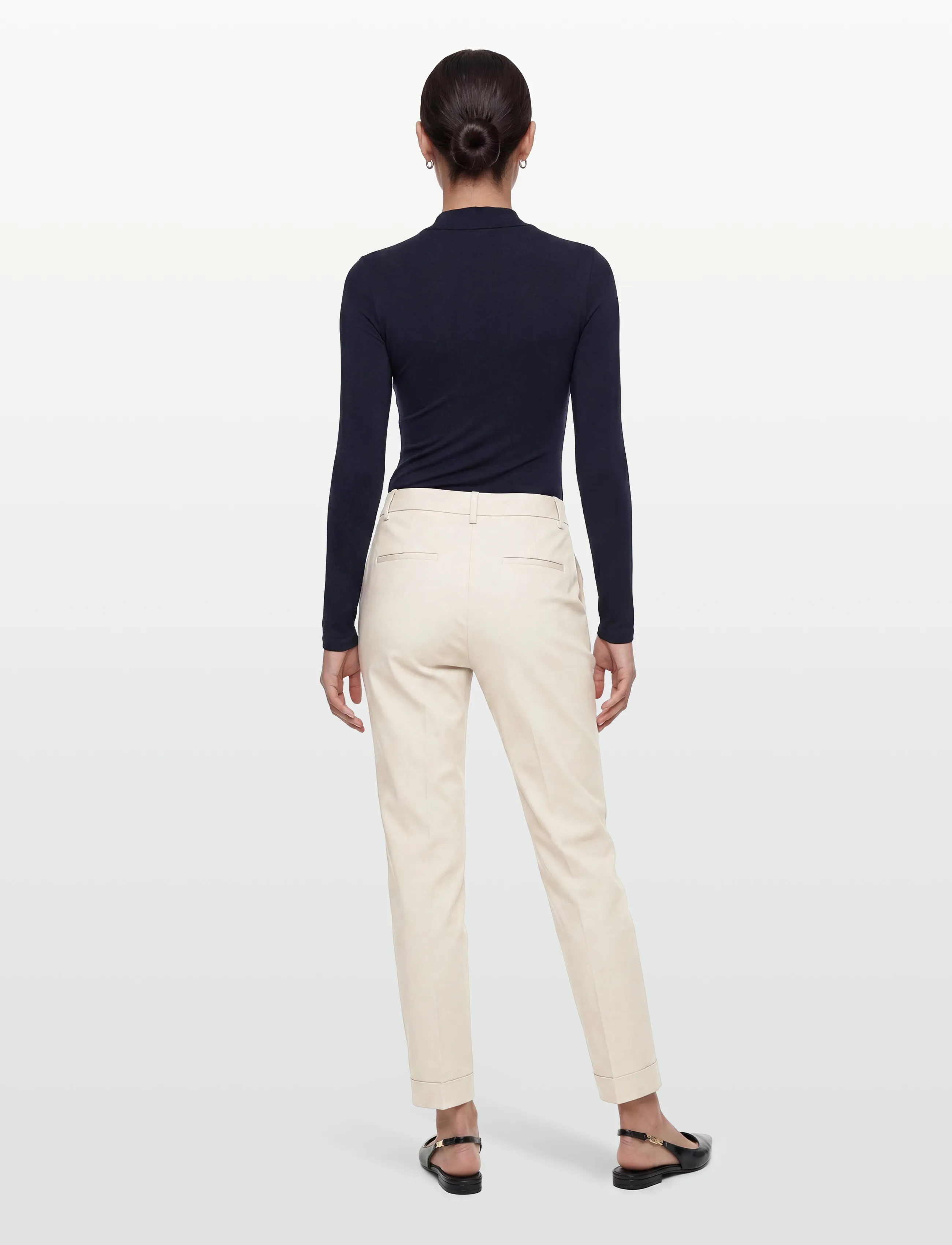 Closed - AUCKLEY PANTS - chino püksid - platinum white - 4