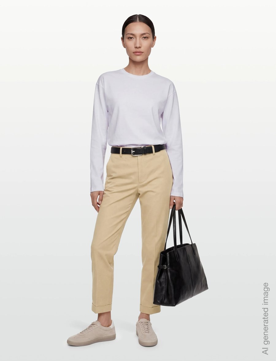 Closed - AUCKLEY PANTS - chinos - grey marble - 0