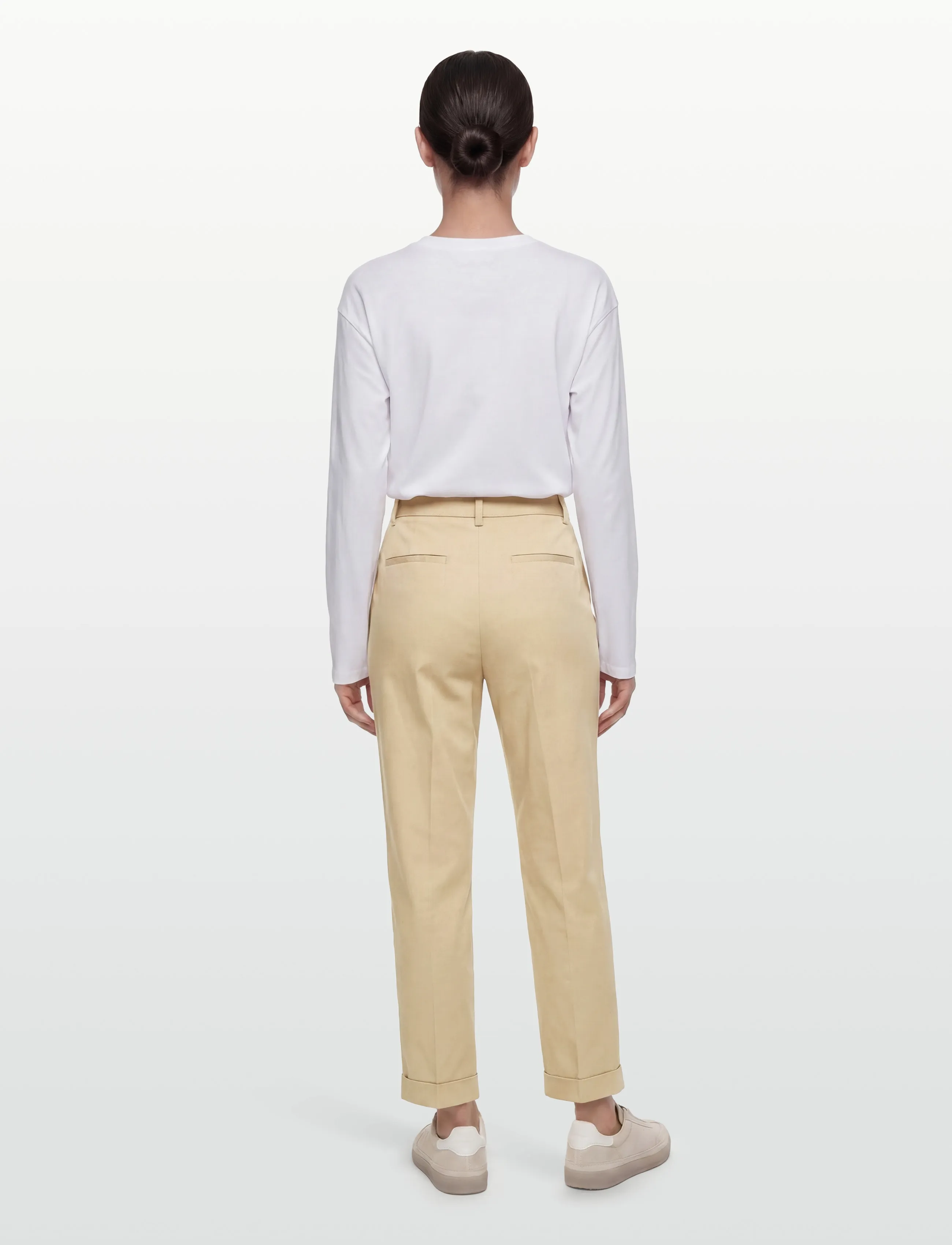 Closed - AUCKLEY PANTS - chinot - grey marble - 4