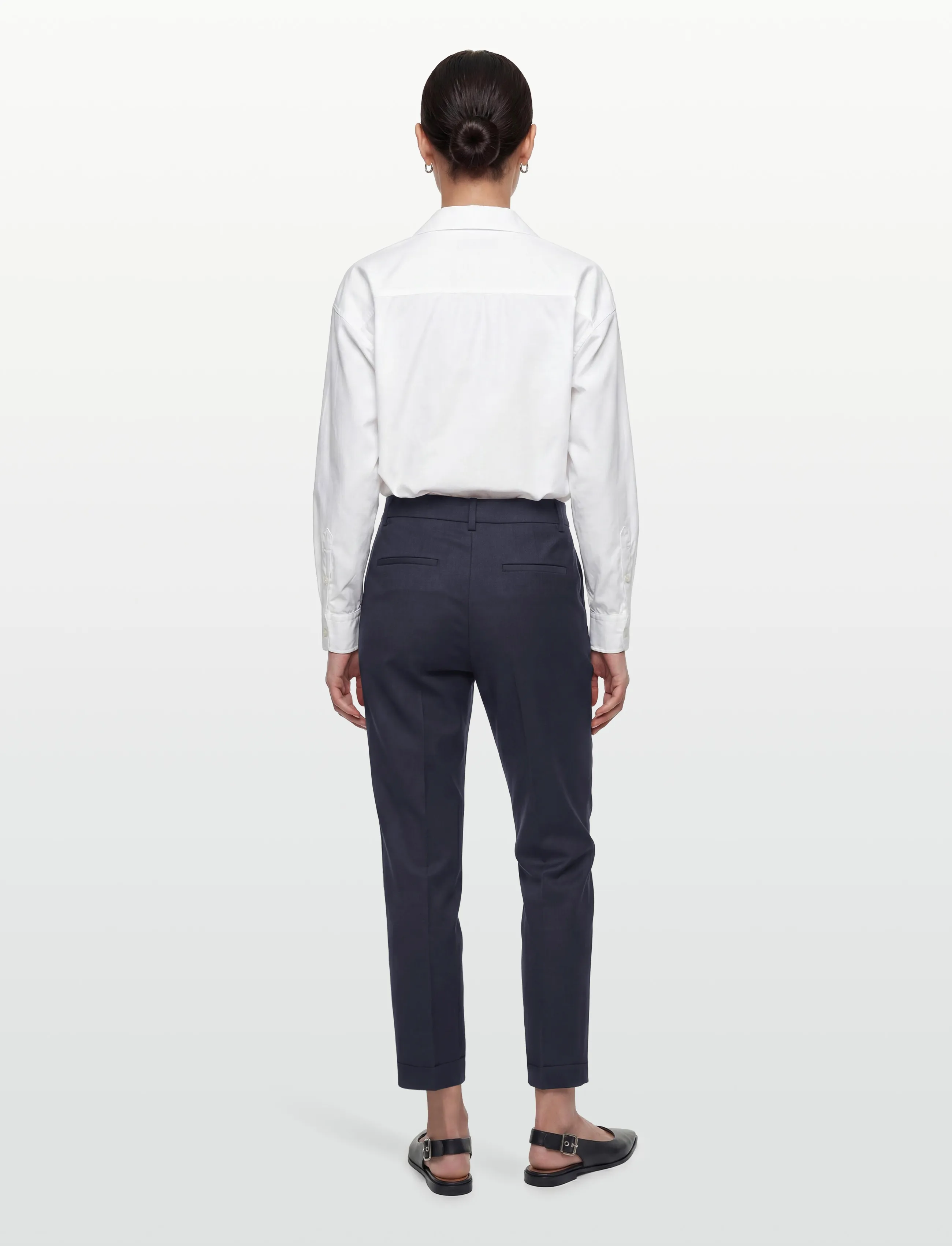 Closed - AUCKLEY PANTS - habitbukser - dark night - 4