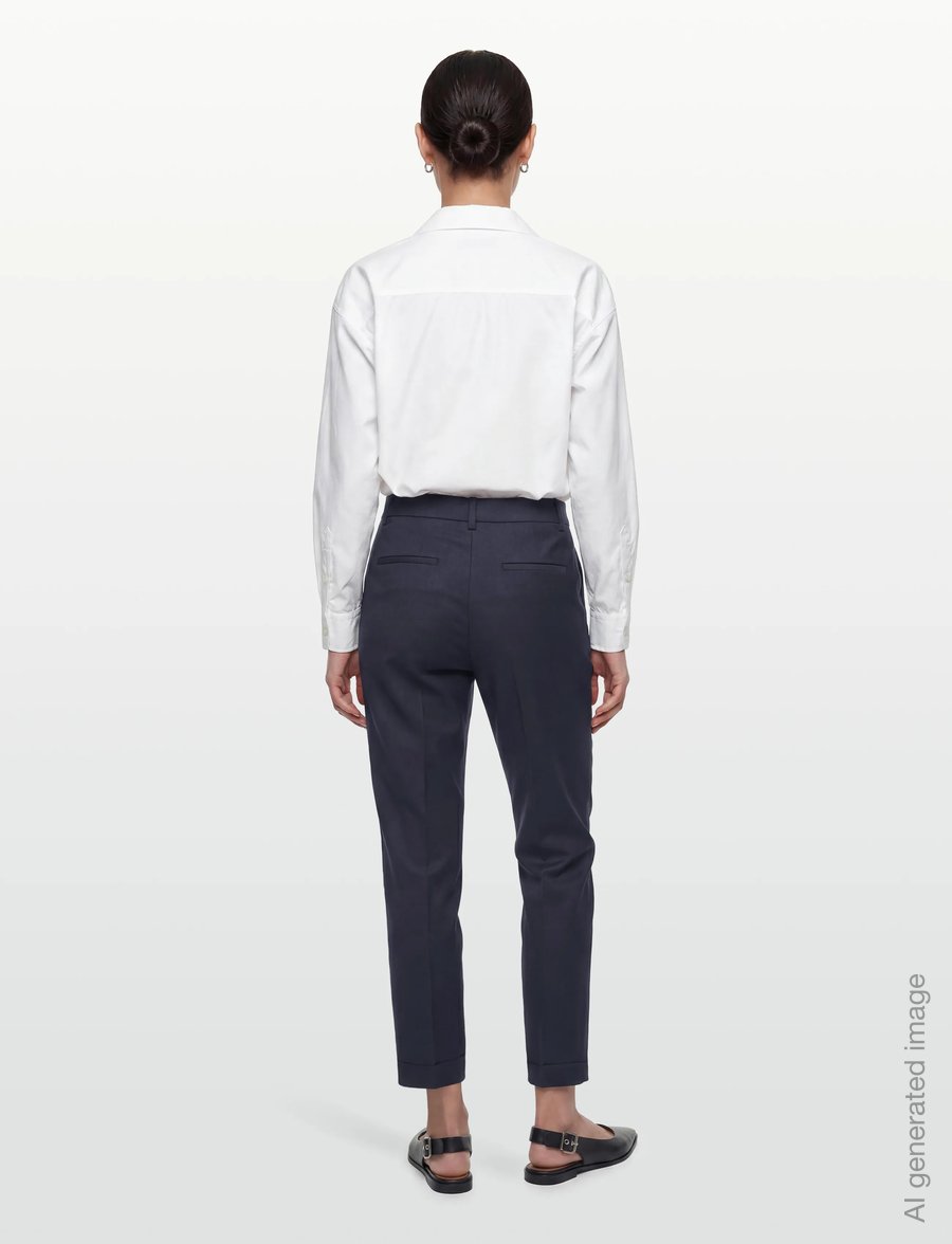 Closed - AUCKLEY PANTS - habitbukser - dark night - 4