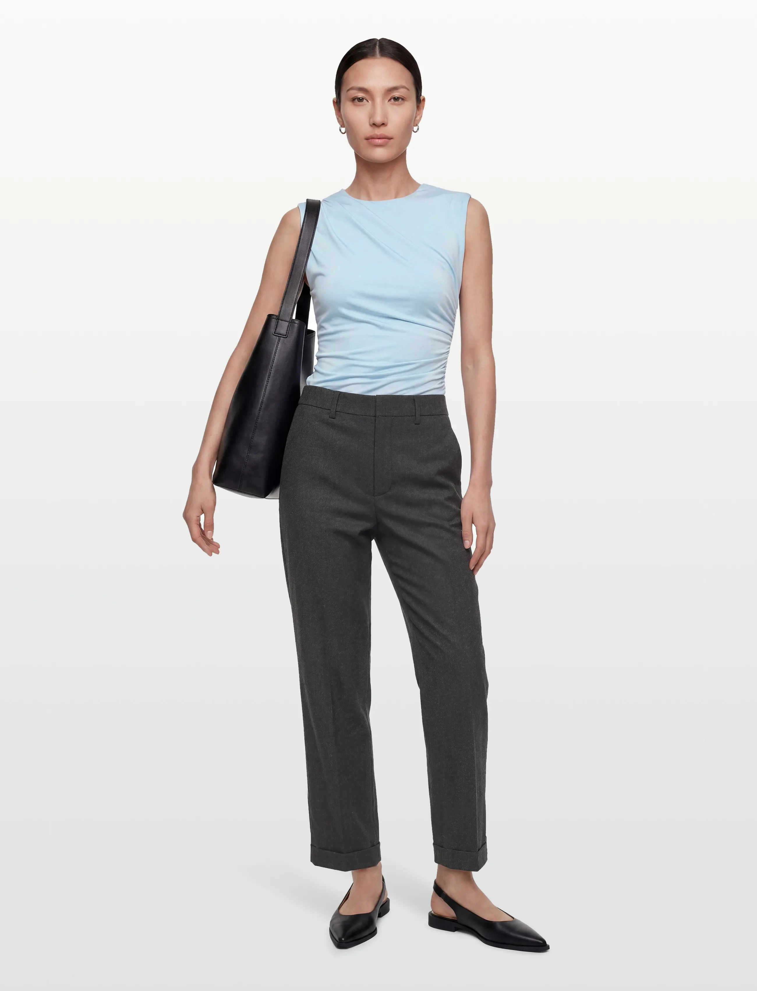Closed Auckley Pants, 24, Black, Bukser > Lige Ben, Dame